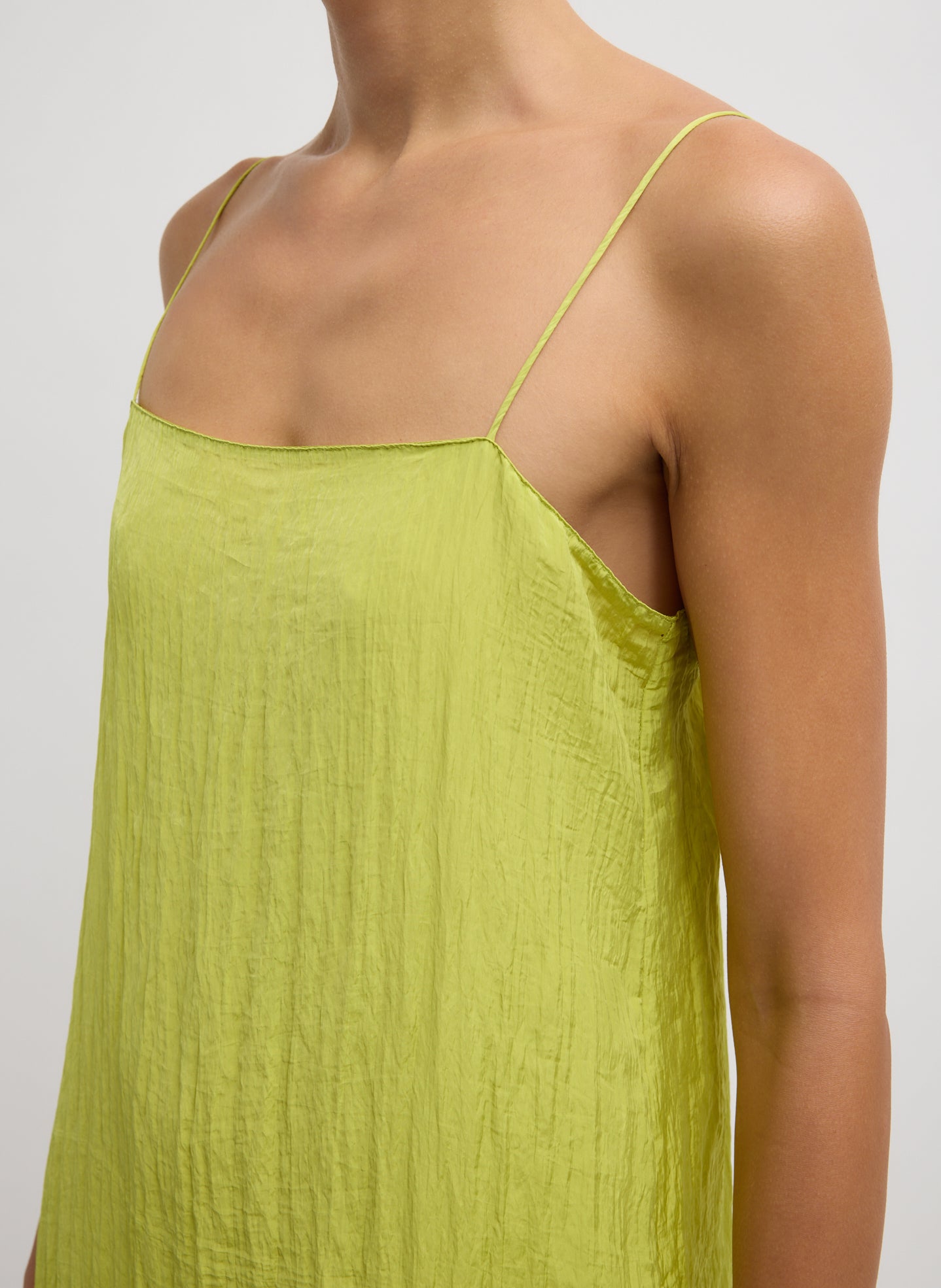slim fit dress slacks The Crinkle Slip Dress Pea Pod / 00 / T000CP1639