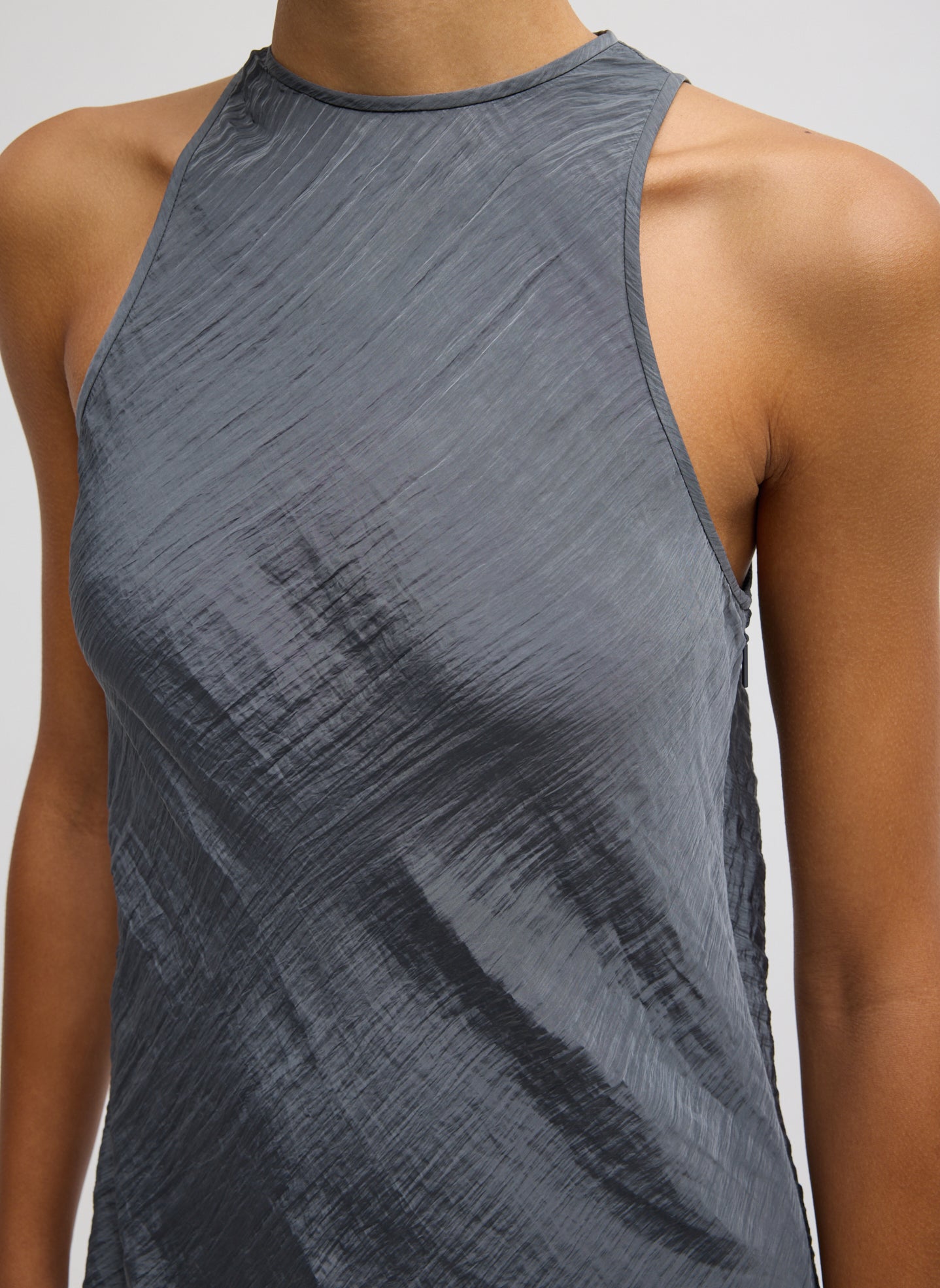 The Crinkle Slip Midi Bias Dress – Tibi Official