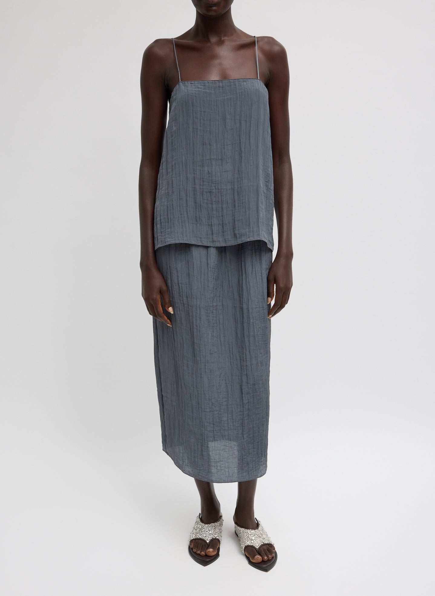 The Crinkle Slip Cami – Tibi Official