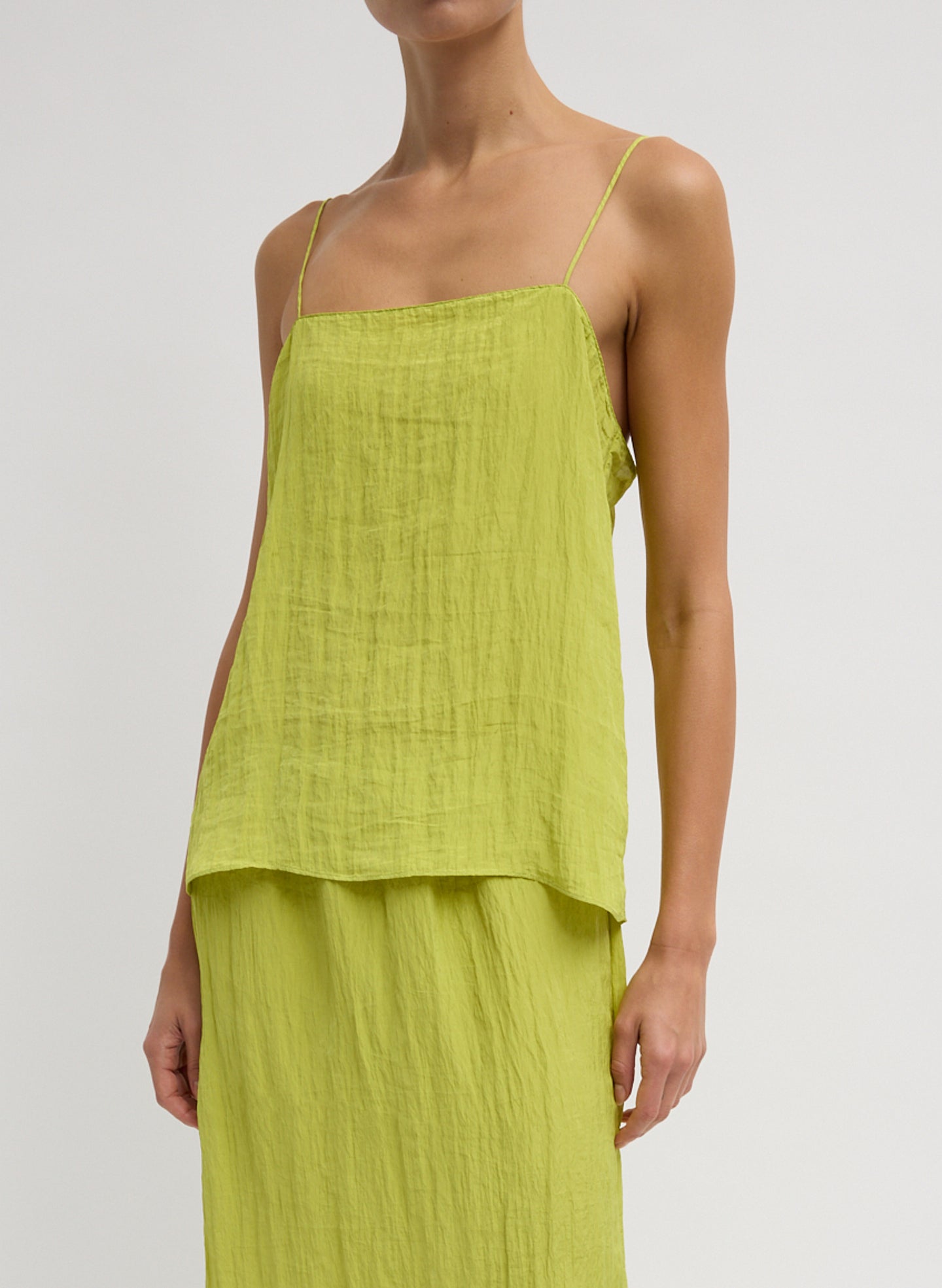 The Crinkle Slip Cami – Tibi Official