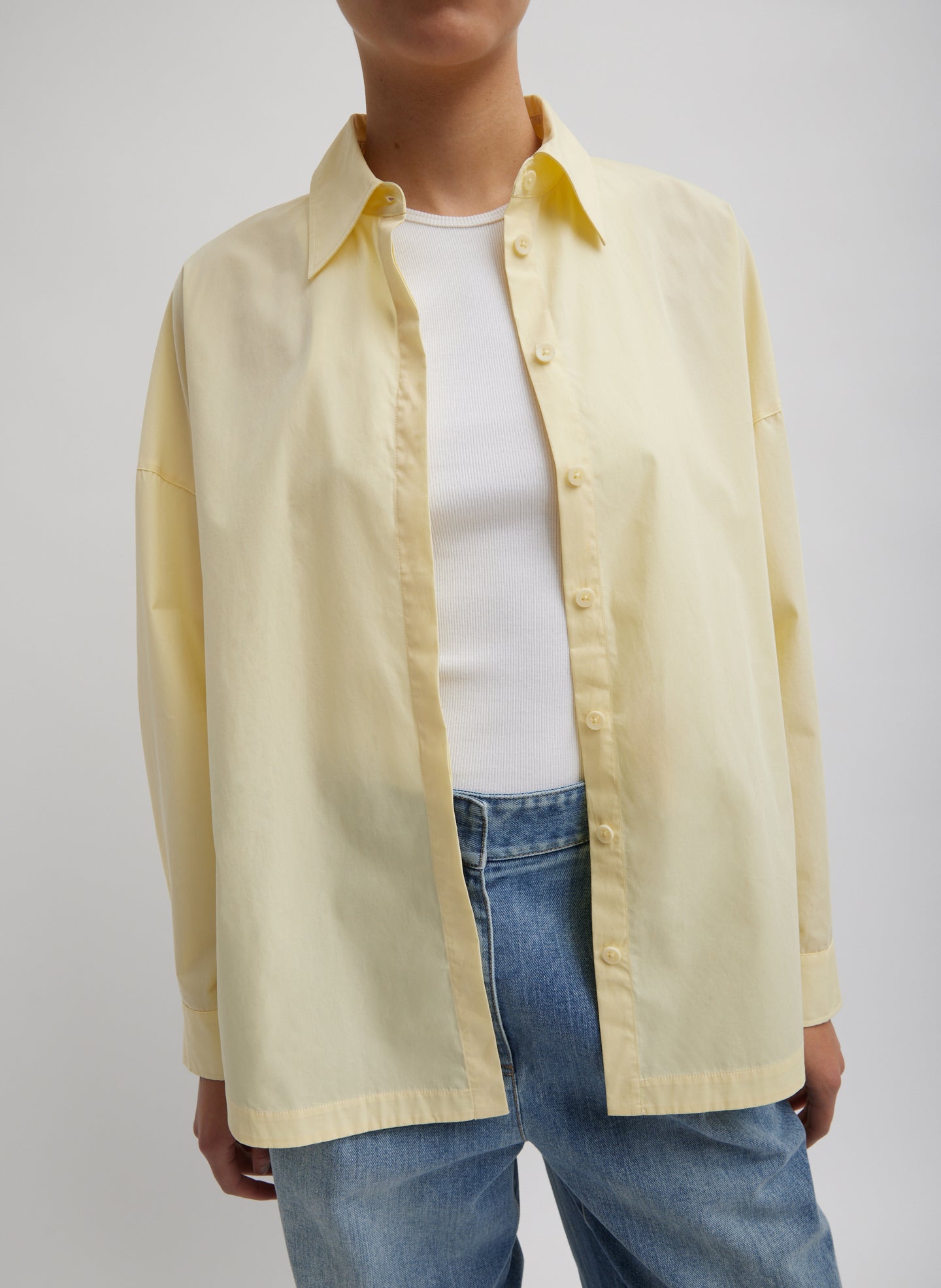 Gabe Oversized Shirt - Lemon Ice-1