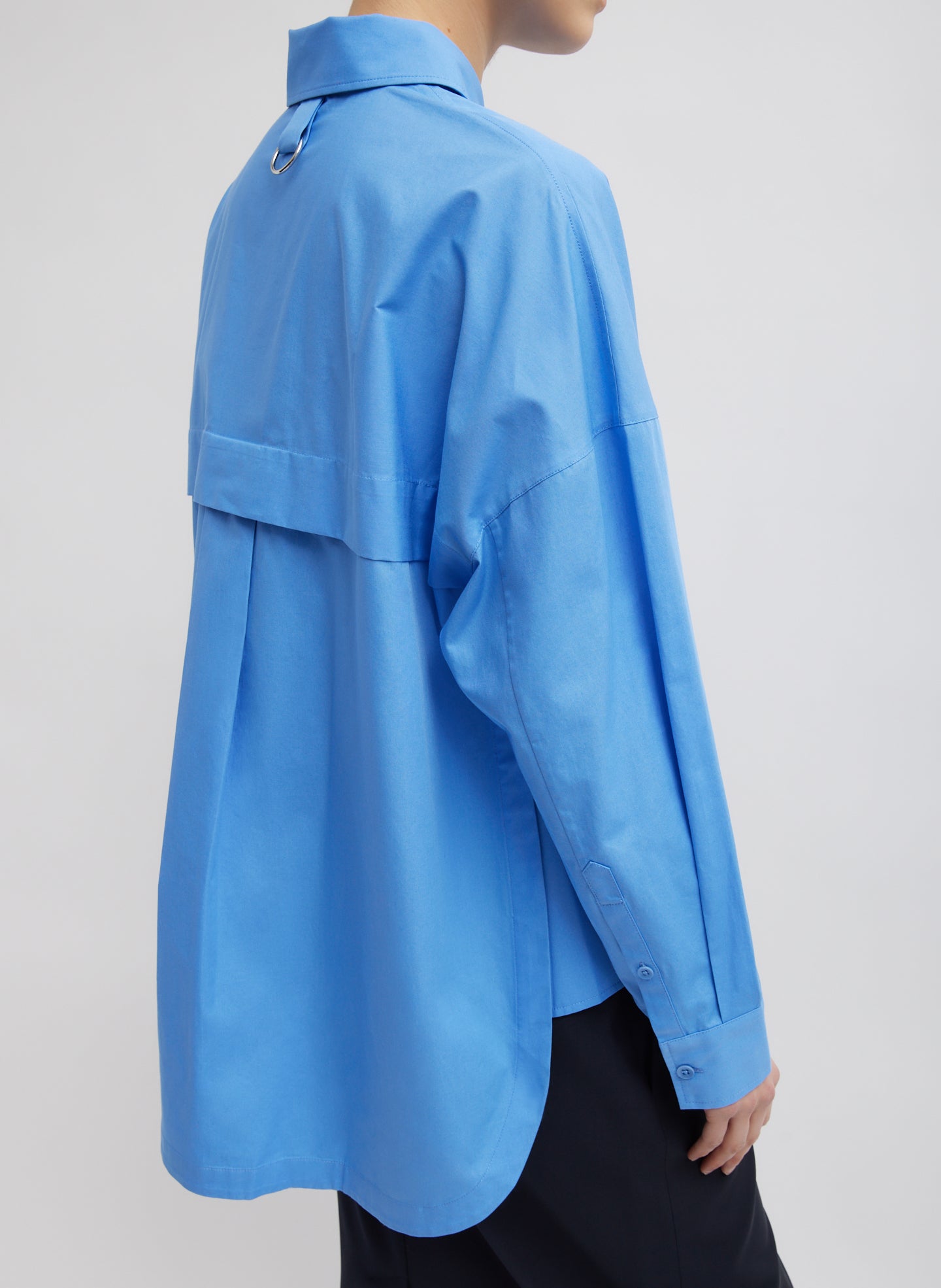 Gabe Oversized Shirt - Newman Blue-1