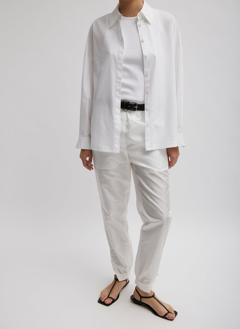 Gabe Oversized Shirt White-5