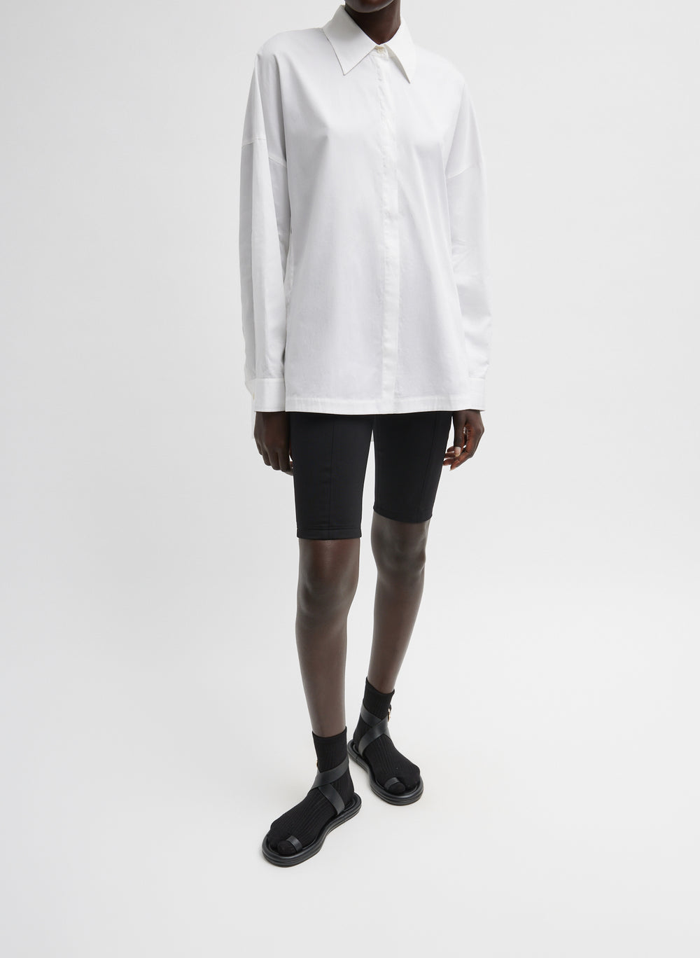 Gabe Oversized Shirt in Black