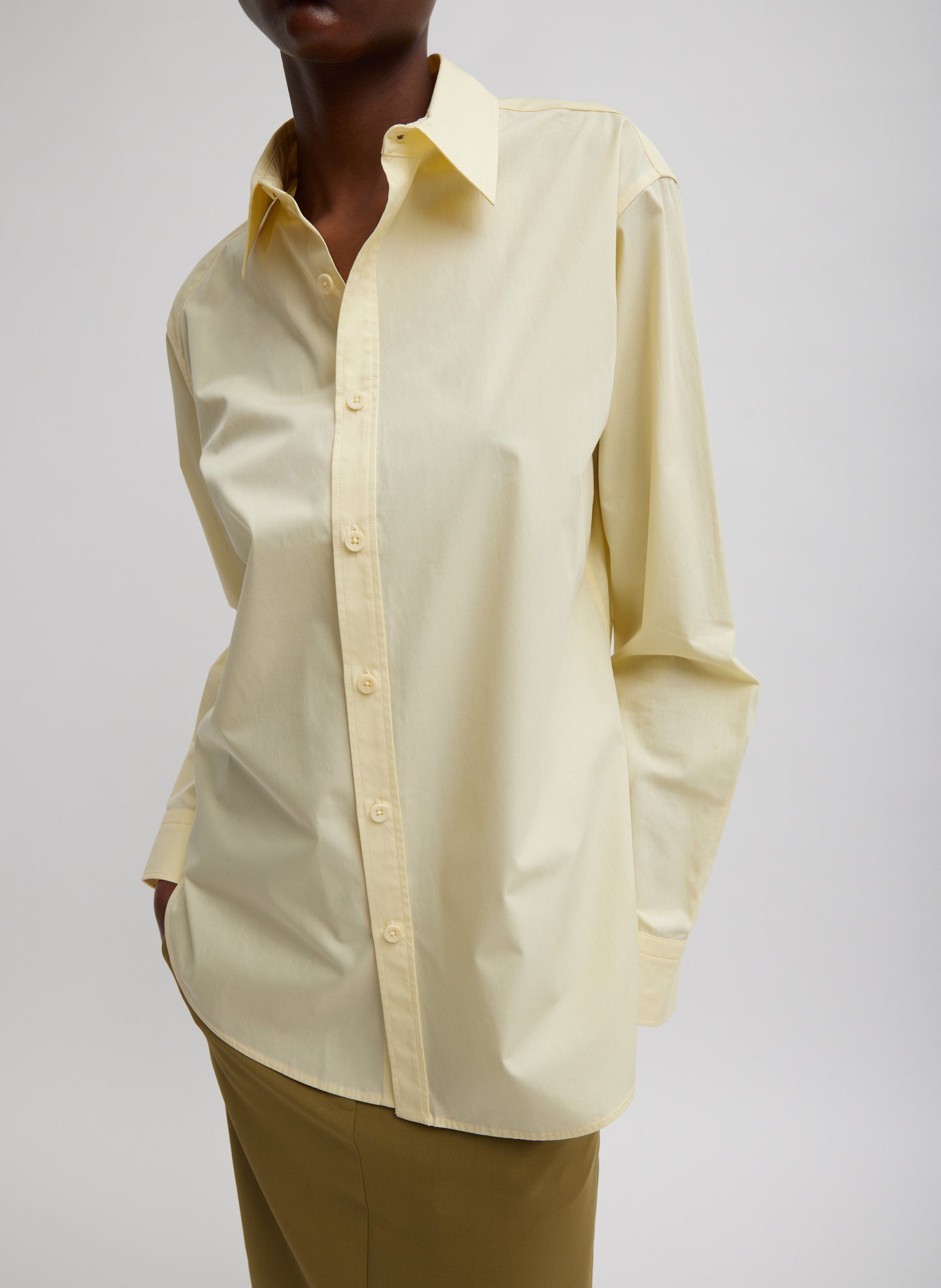 Charlie Men's Slim Shirt - Lemon Ice-1