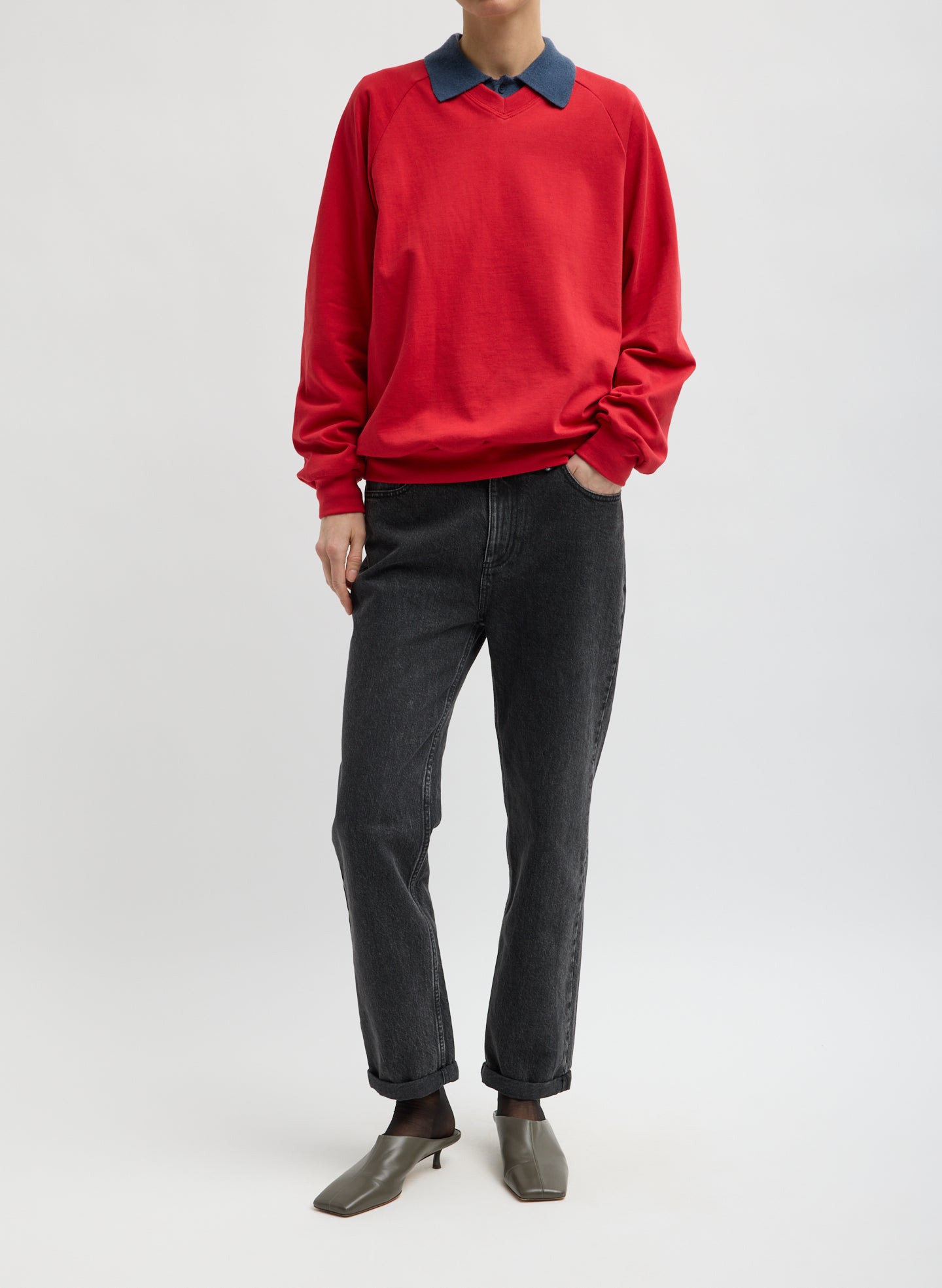 Black Denim Willem Jean – Tibi Official