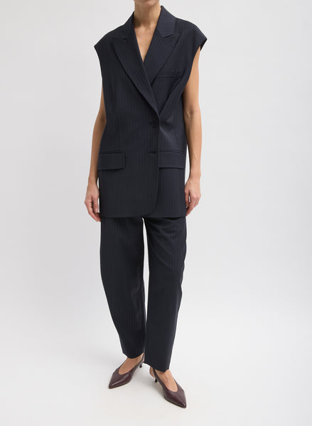 Dominic Pinstripe Liam Vest – Tibi Official