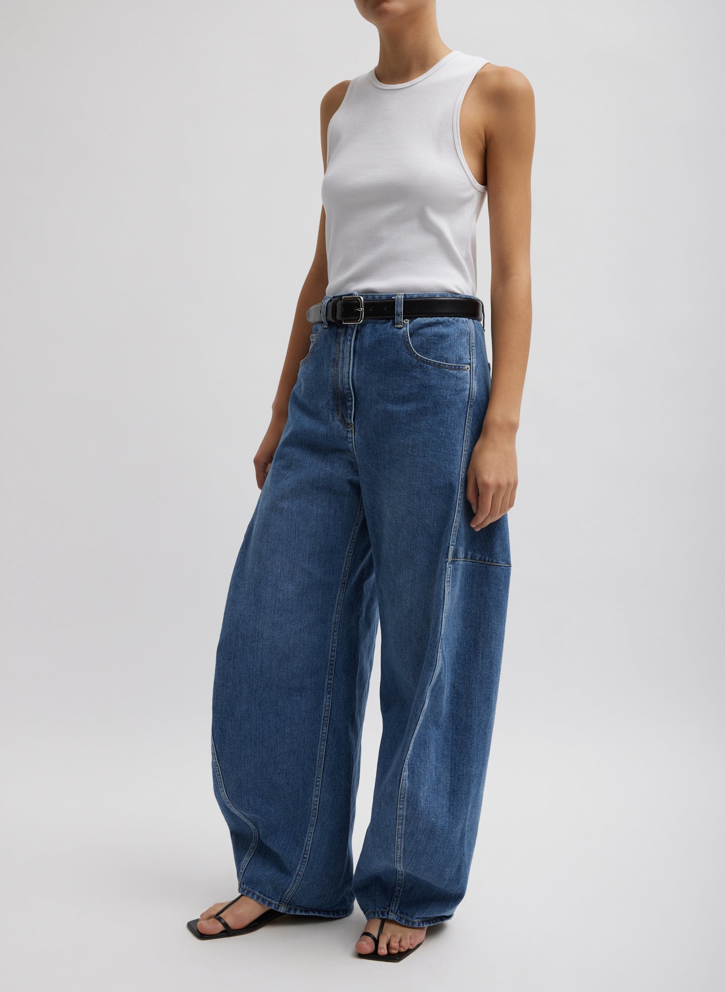Tibi Classic Wash Denim Sid Jean – Tibi Official