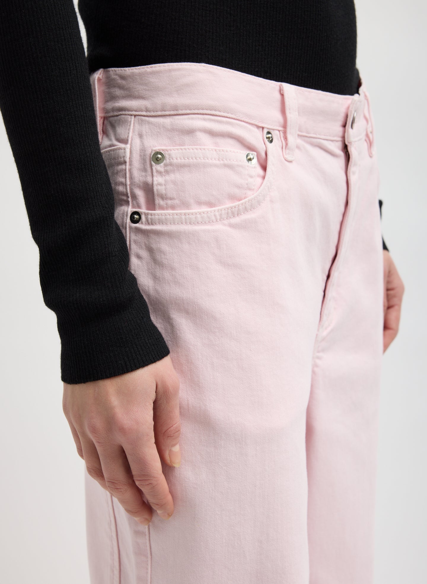 Garment Wash Stretch Twill Slouchy Carpenter Jean – Tibi Official