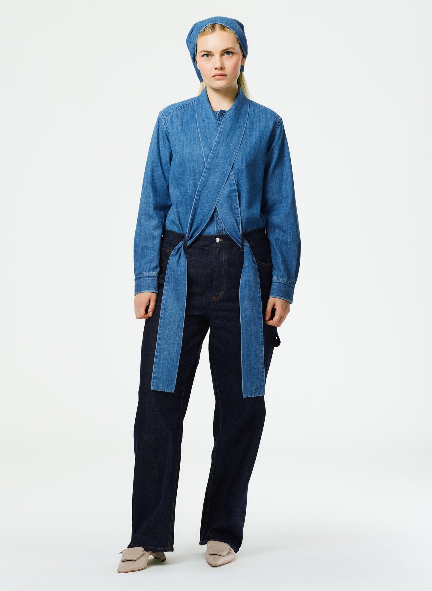 Indigo Denim Sam Jean – Tibi Official