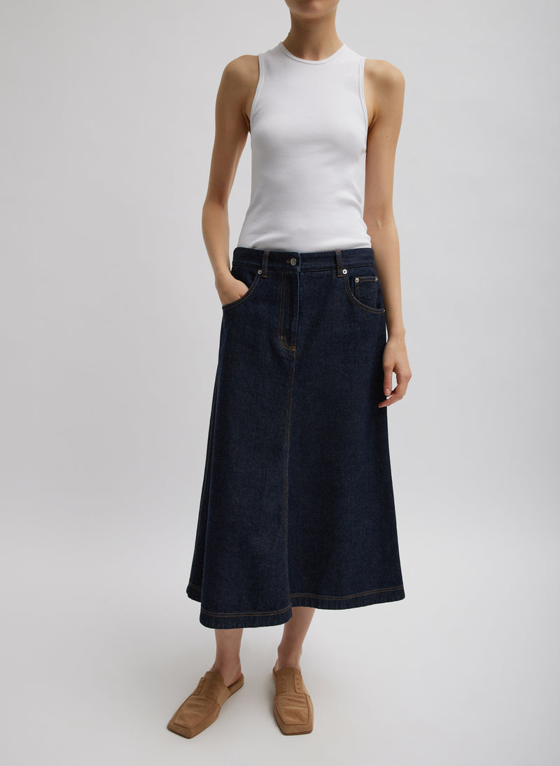 Buy Blue Skirts for Women by NEUDIS Online | Ajio.com