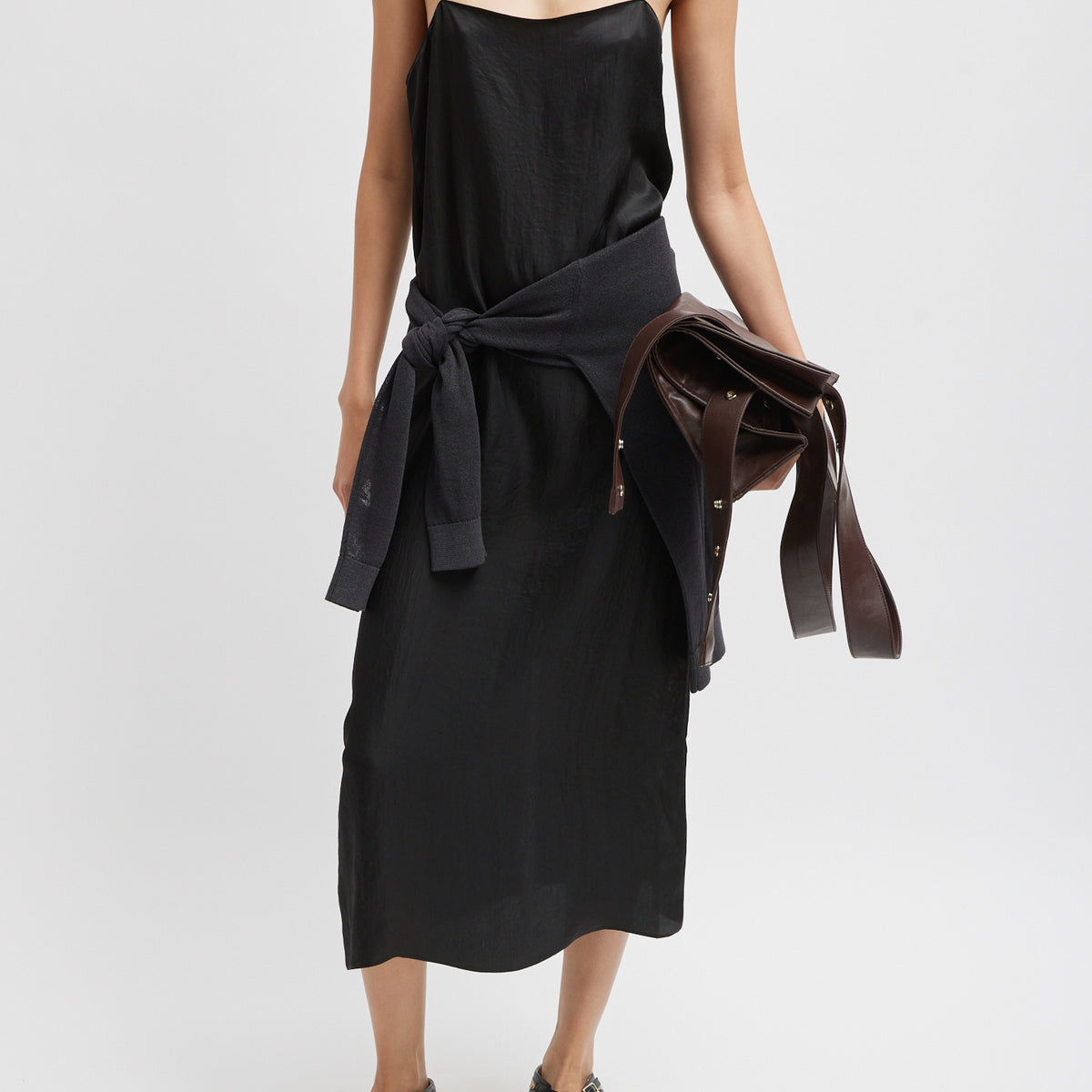 The Slip Dress Black / 12 / T000LP1639