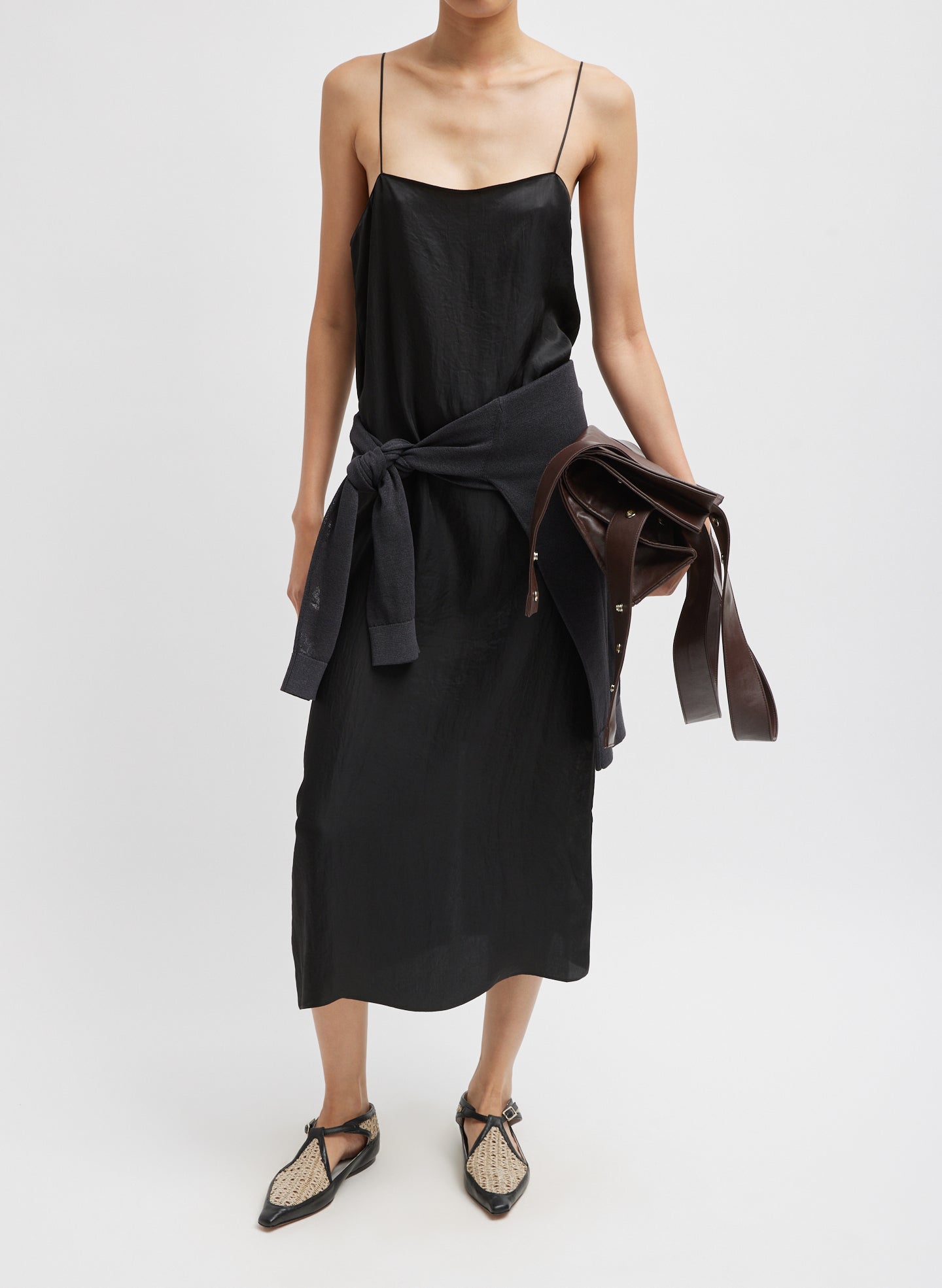 The Slip Dress - Black-1