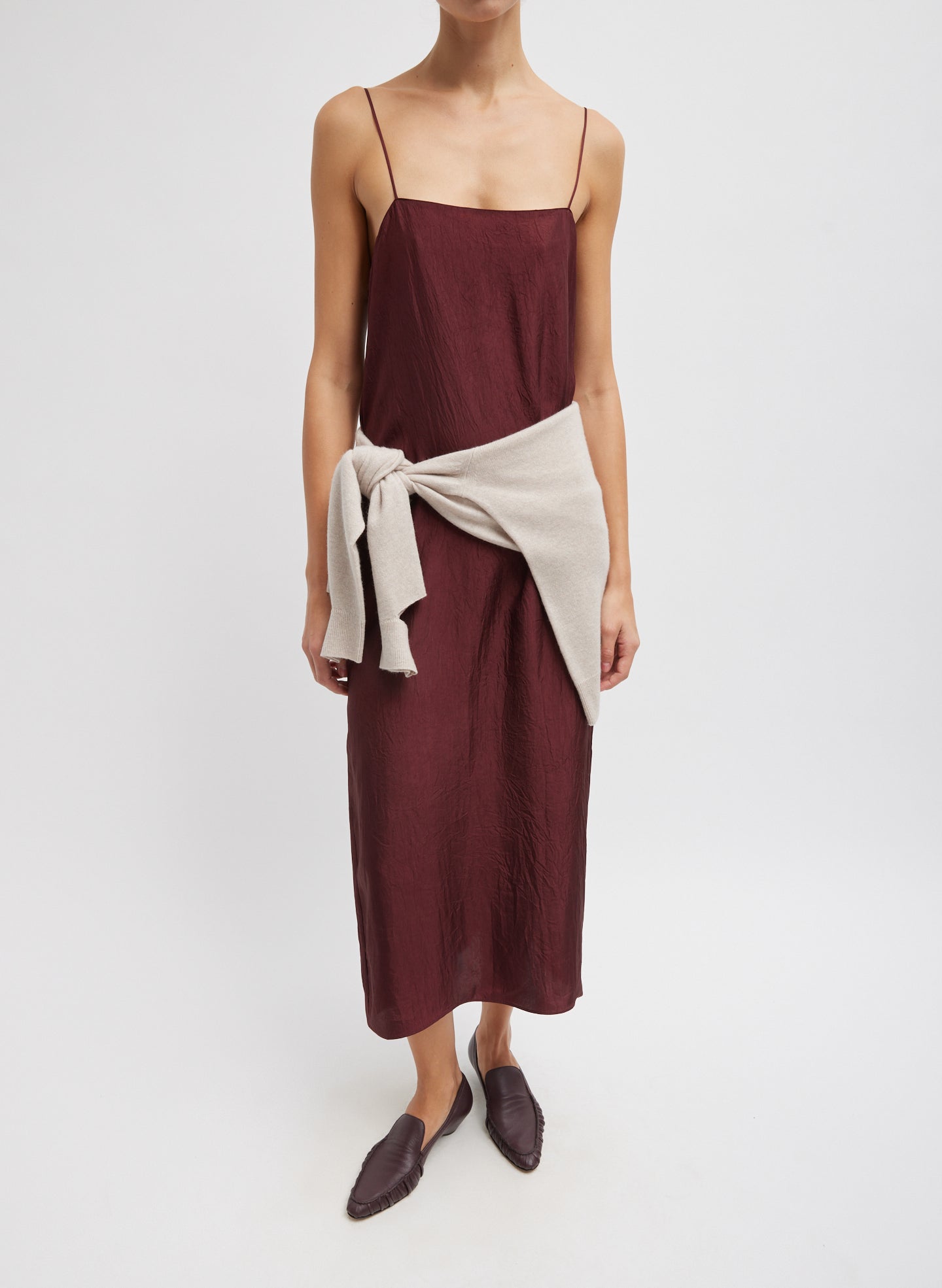 The Slip Dress - Port Wine-1