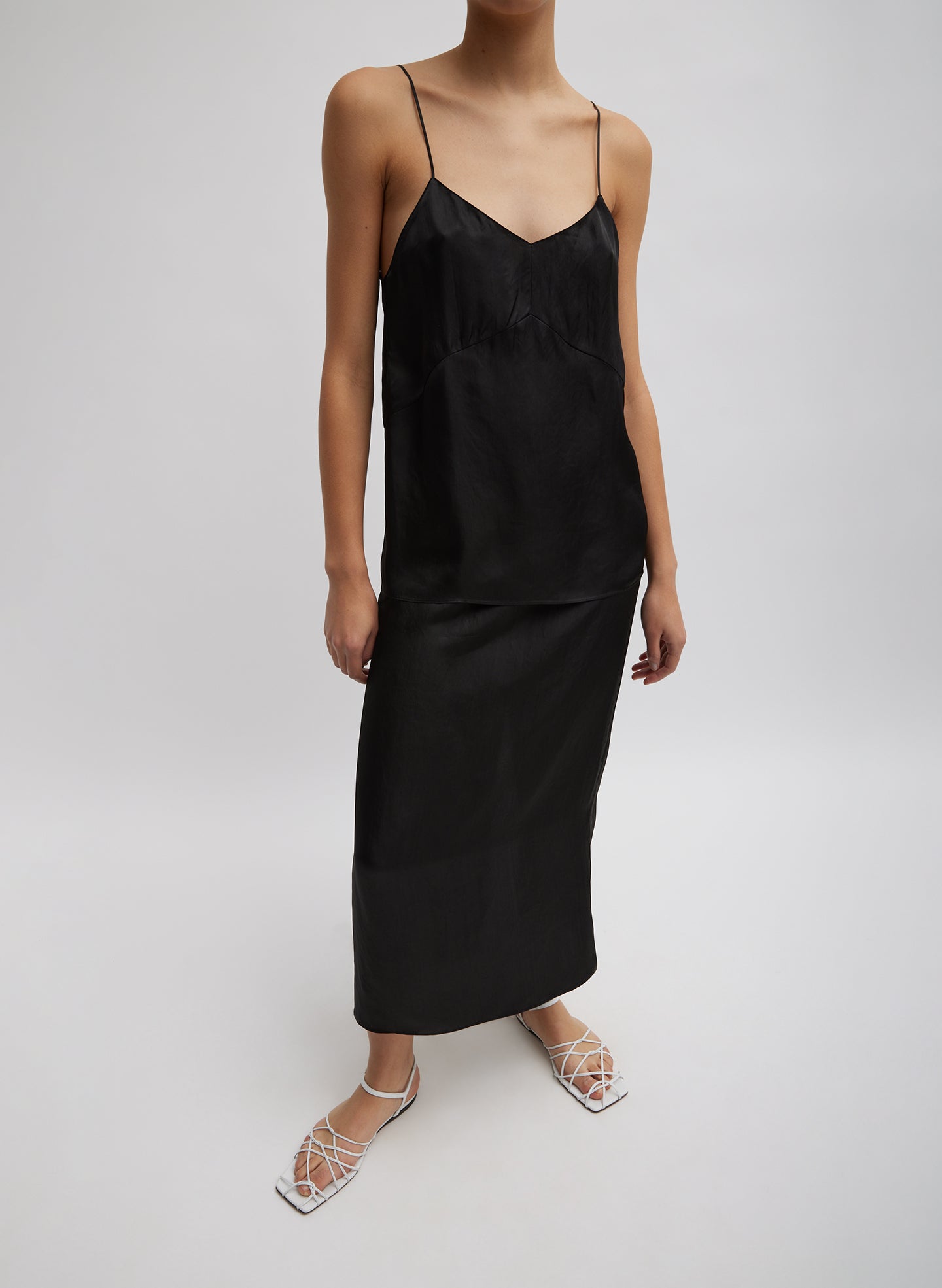 The Slip Skirt - Black-1