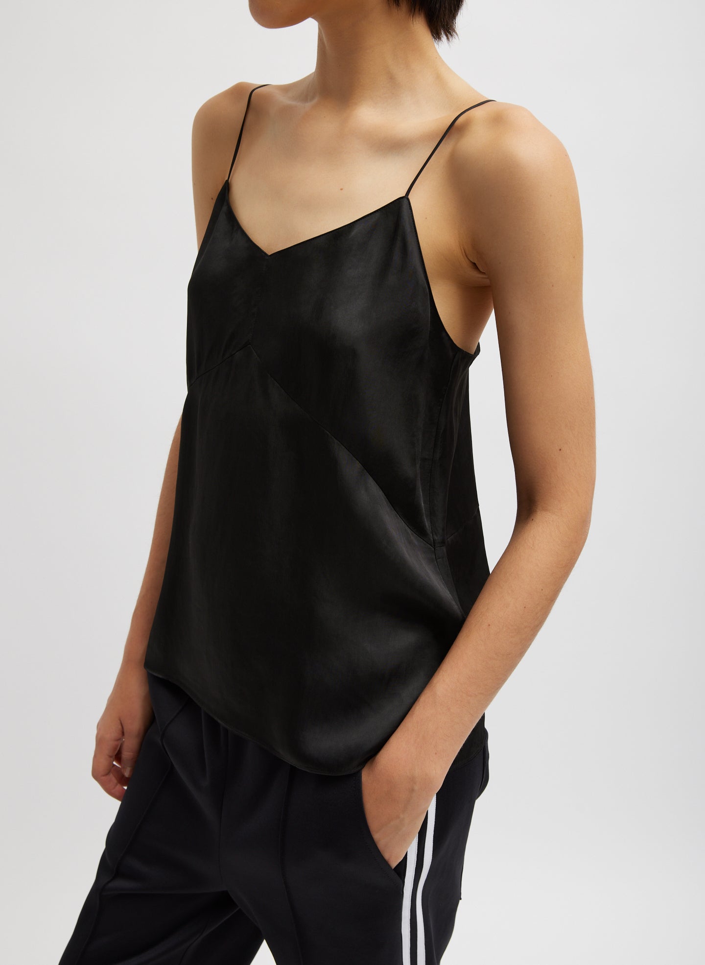 The Slip Cami - Black-1