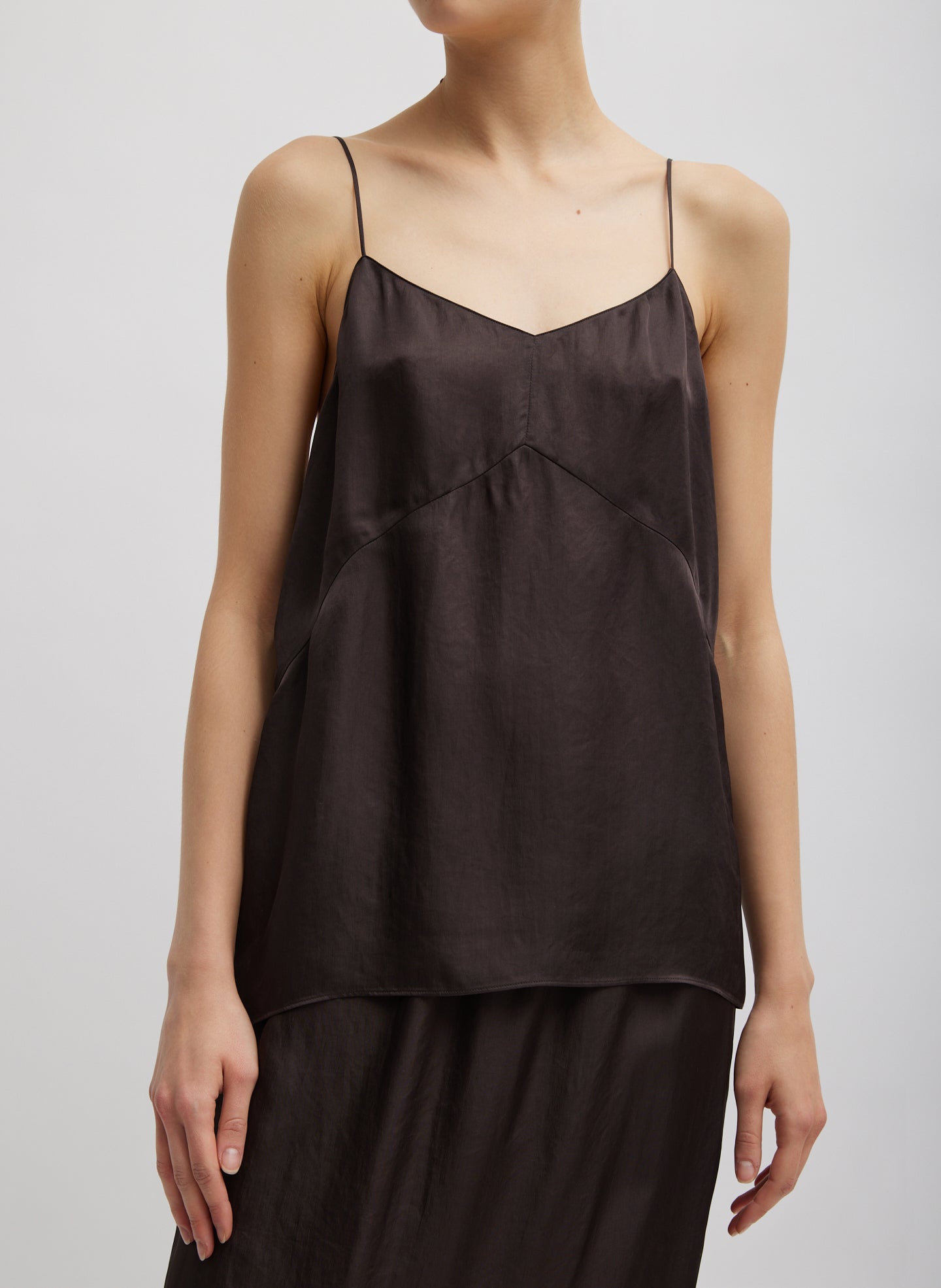 The Slip Cami - Brown-1