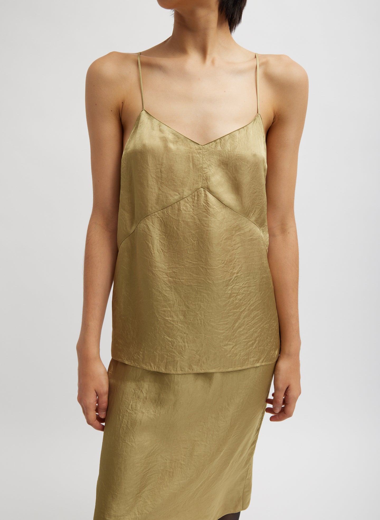 The Slip Cami - Champagne-1