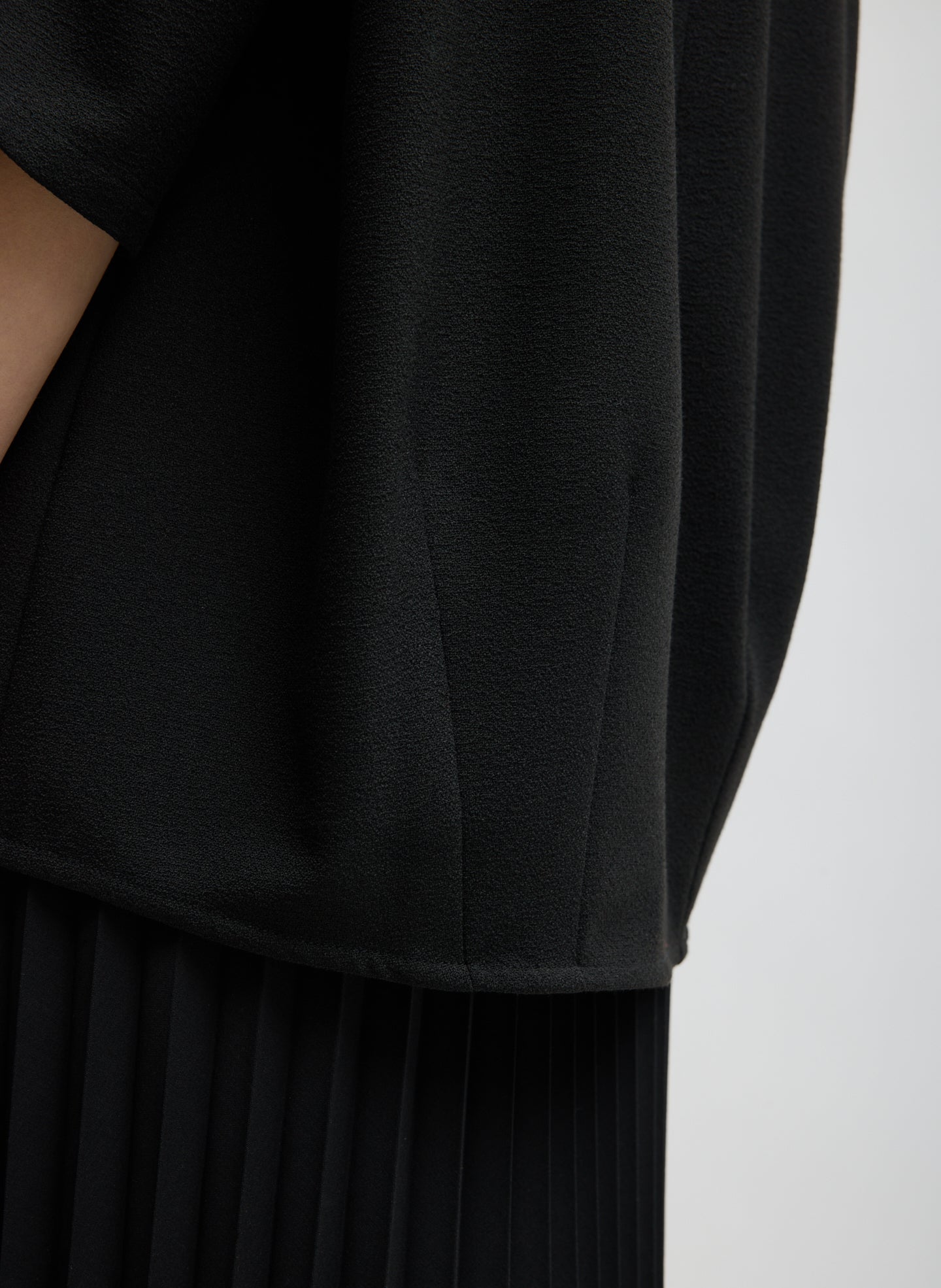 Mica Crepe Easy T-Shirt – Tibi Official