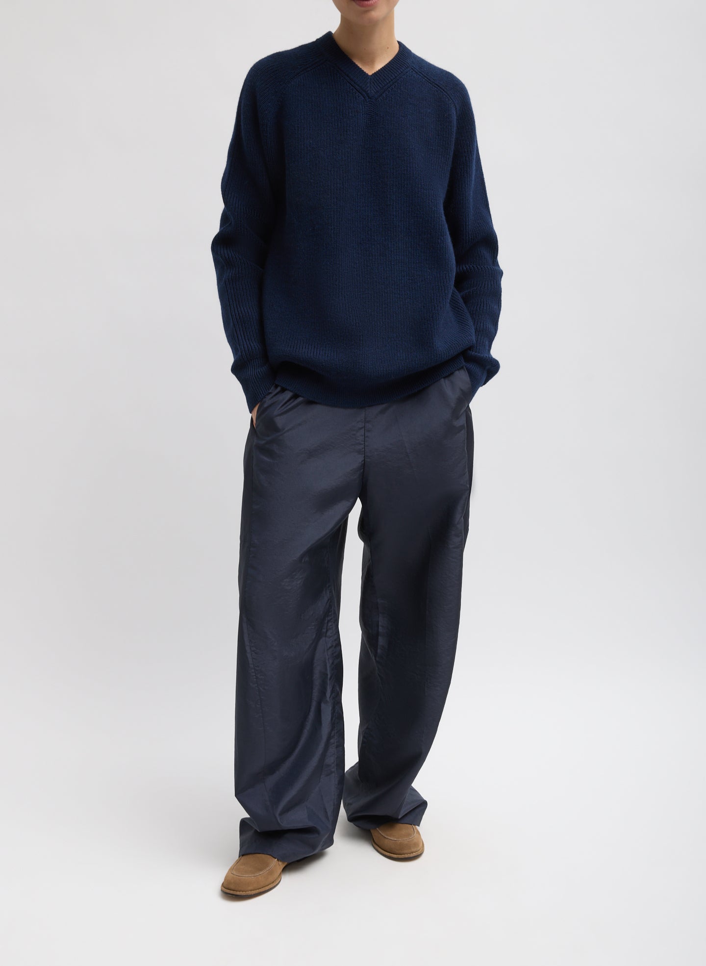 Crispy Nylon Winslow Pant - NAVY-1