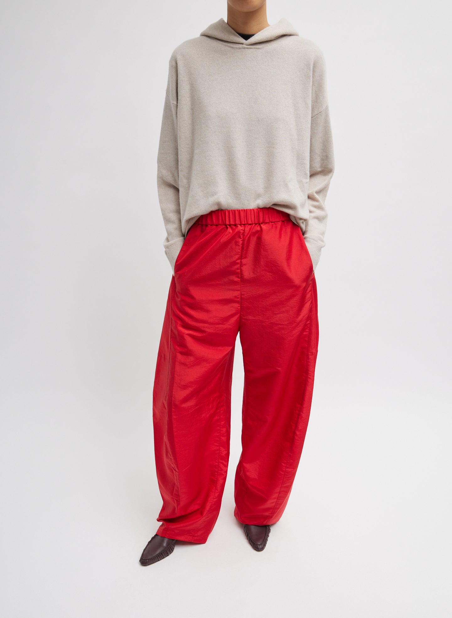 Crispy Nylon Winslow Pant - Red-1