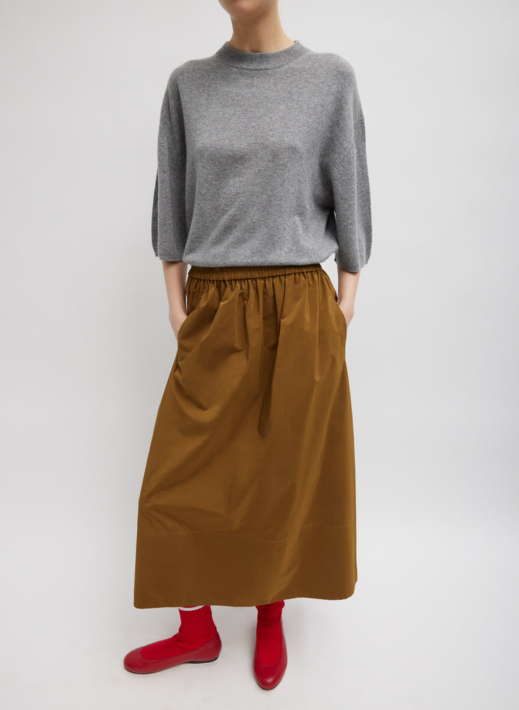 Nylon Pull On Full Skirt – Tibi Official