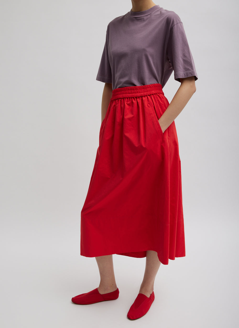 Nylon Twill Skirt main image 1