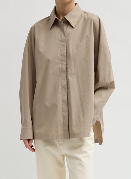 New Shirting Gabe Oversized Shirt – Tibi Official