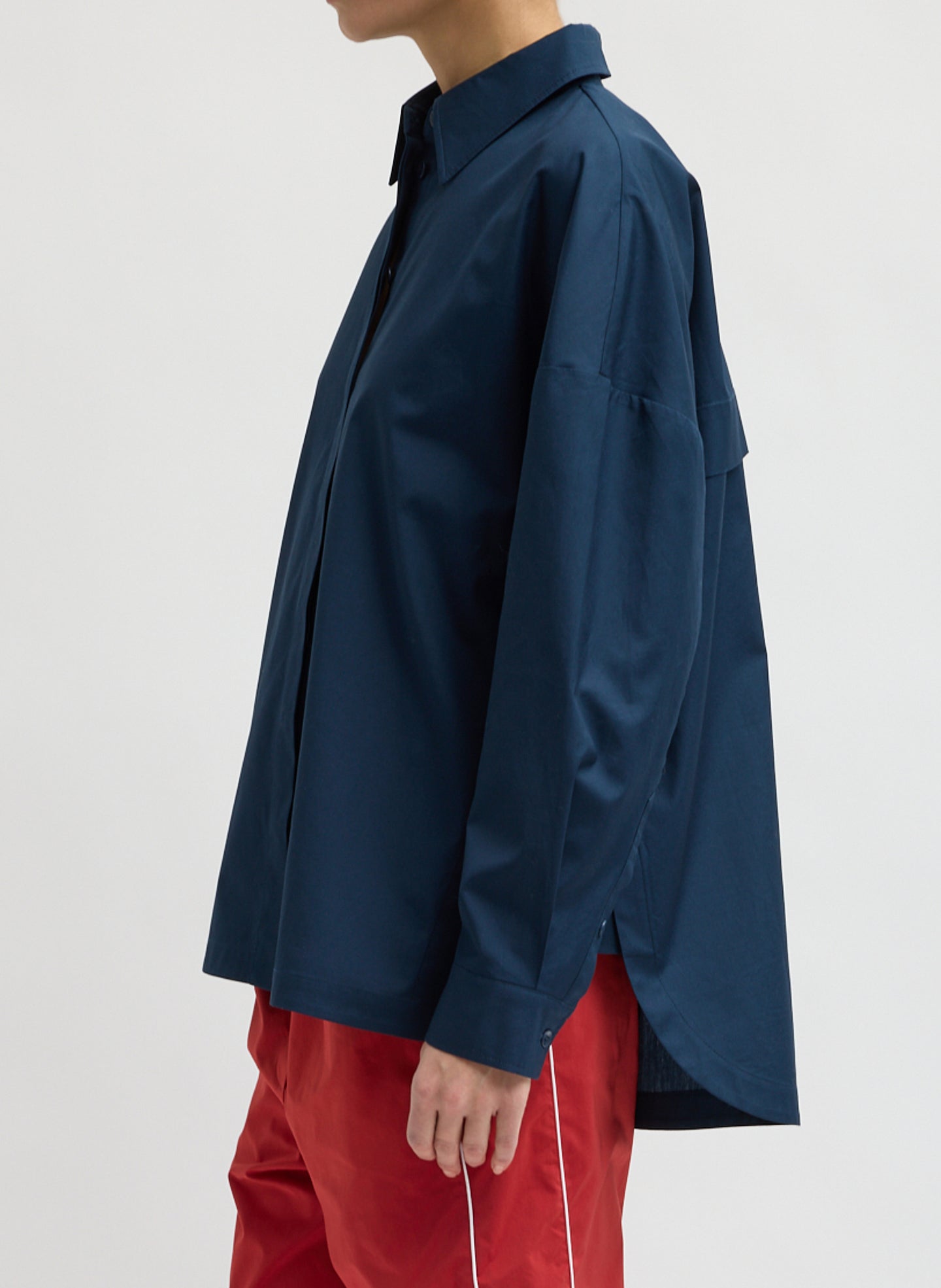 New Shirting Gabe Oversized Shirt – Tibi Official