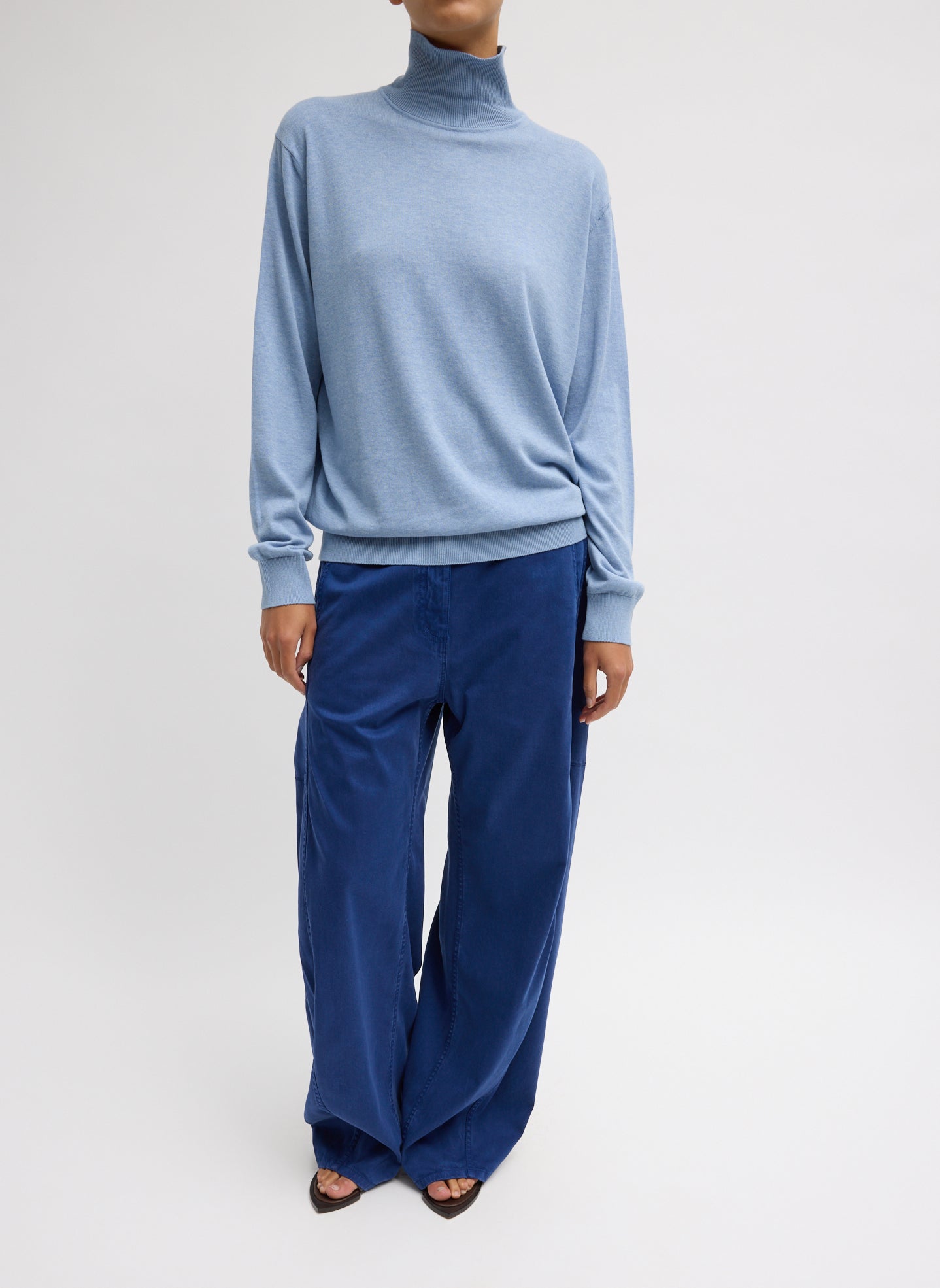 Reactive Garment Dyed Stretch Twill Sid Pant – Tibi Official