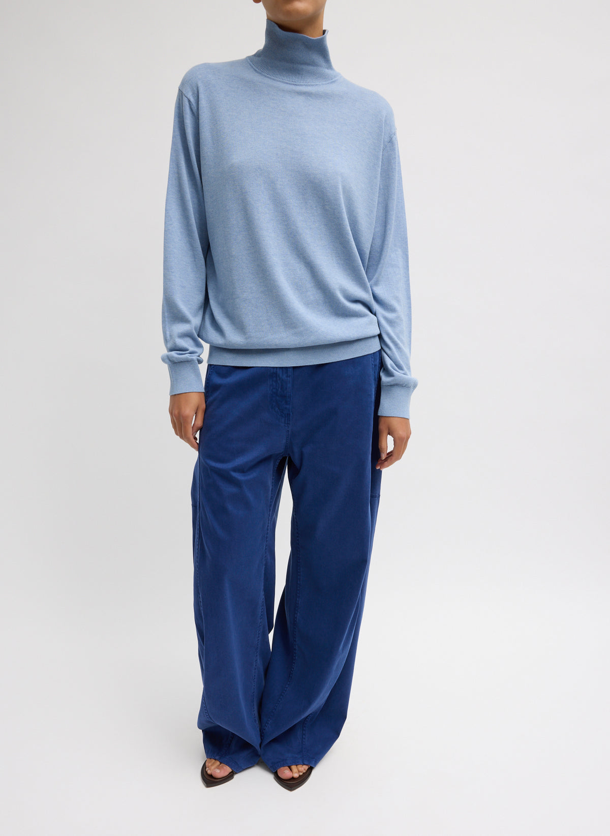TIBI Reactive Vintage Garment Dyed Stretch Twill Sid Pant
