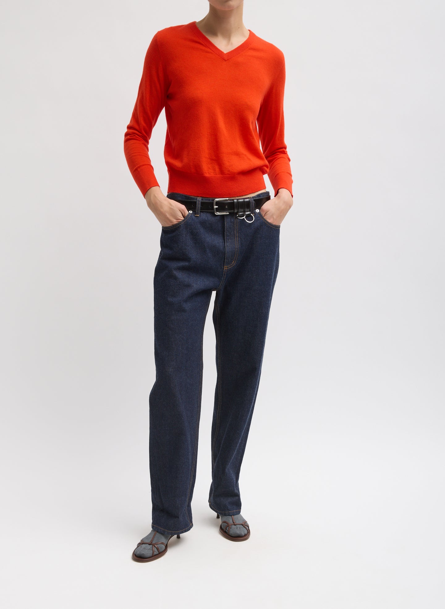 Selvage Denim 5 Pocket Alec Jean - DARK DENIM-1