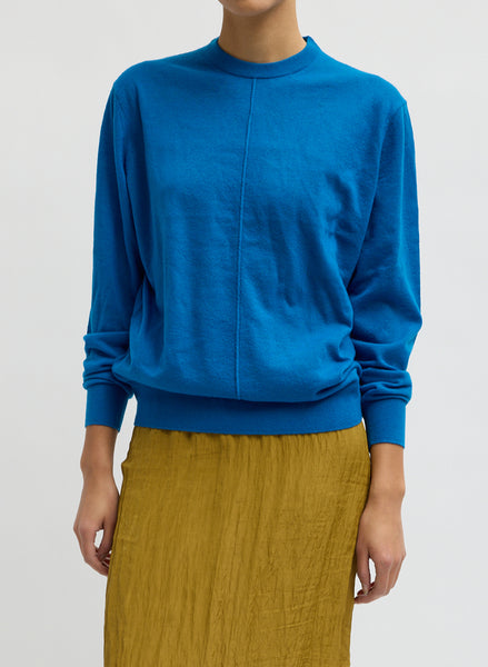 Skinlike Mercerized Wool Crewneck Pullover – Tibi Official