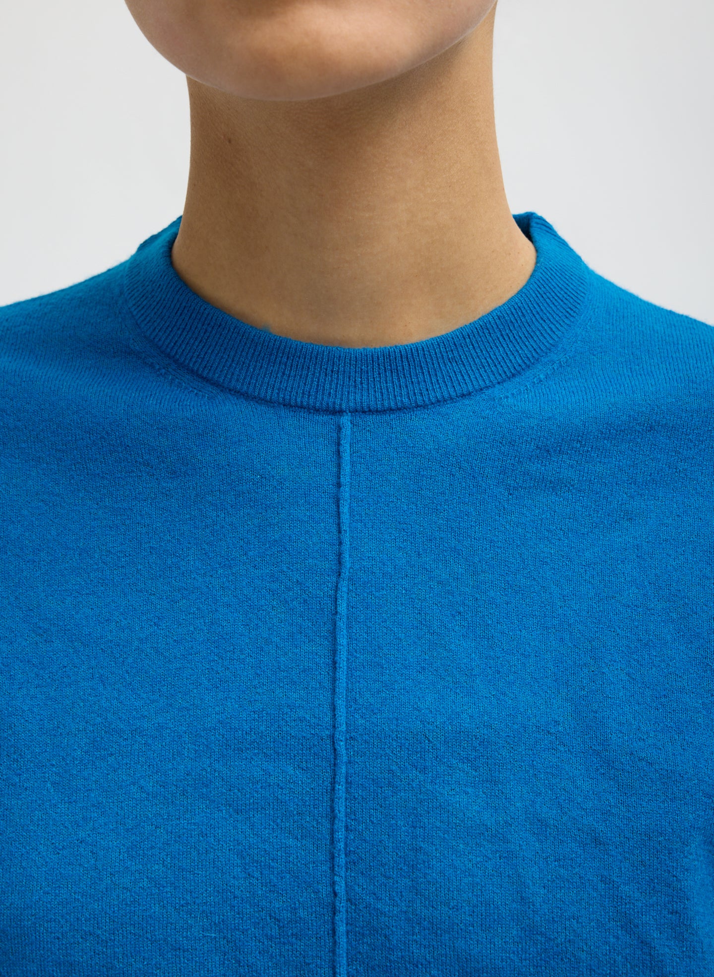 Skinlike Mercerized Wool Crewneck Pullover – Tibi Official