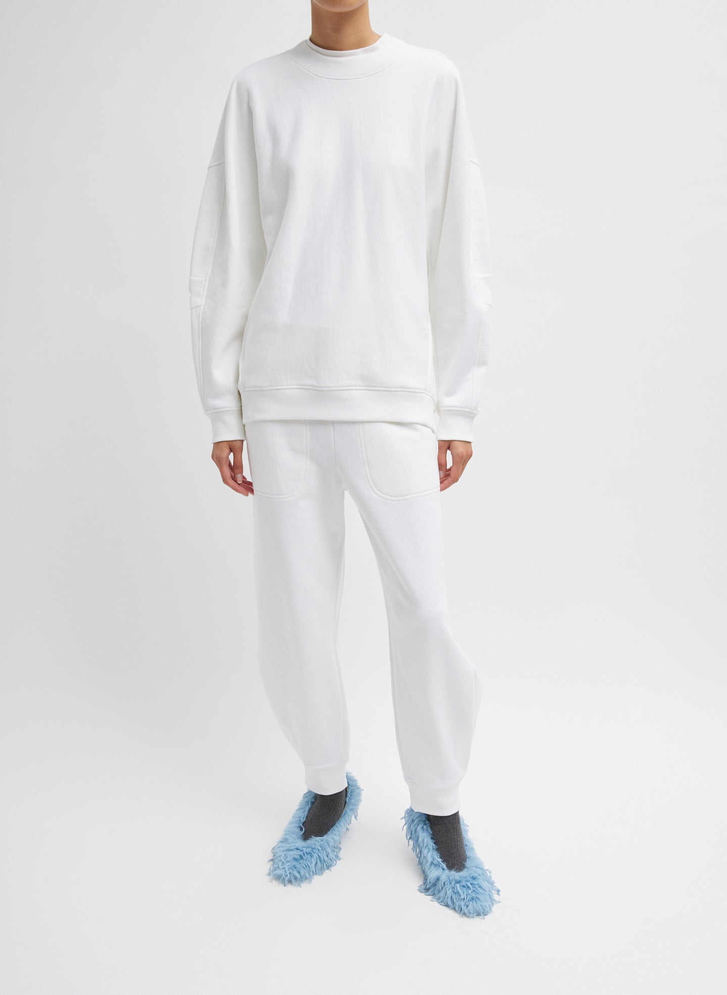 Calder Sweatpant - White-1