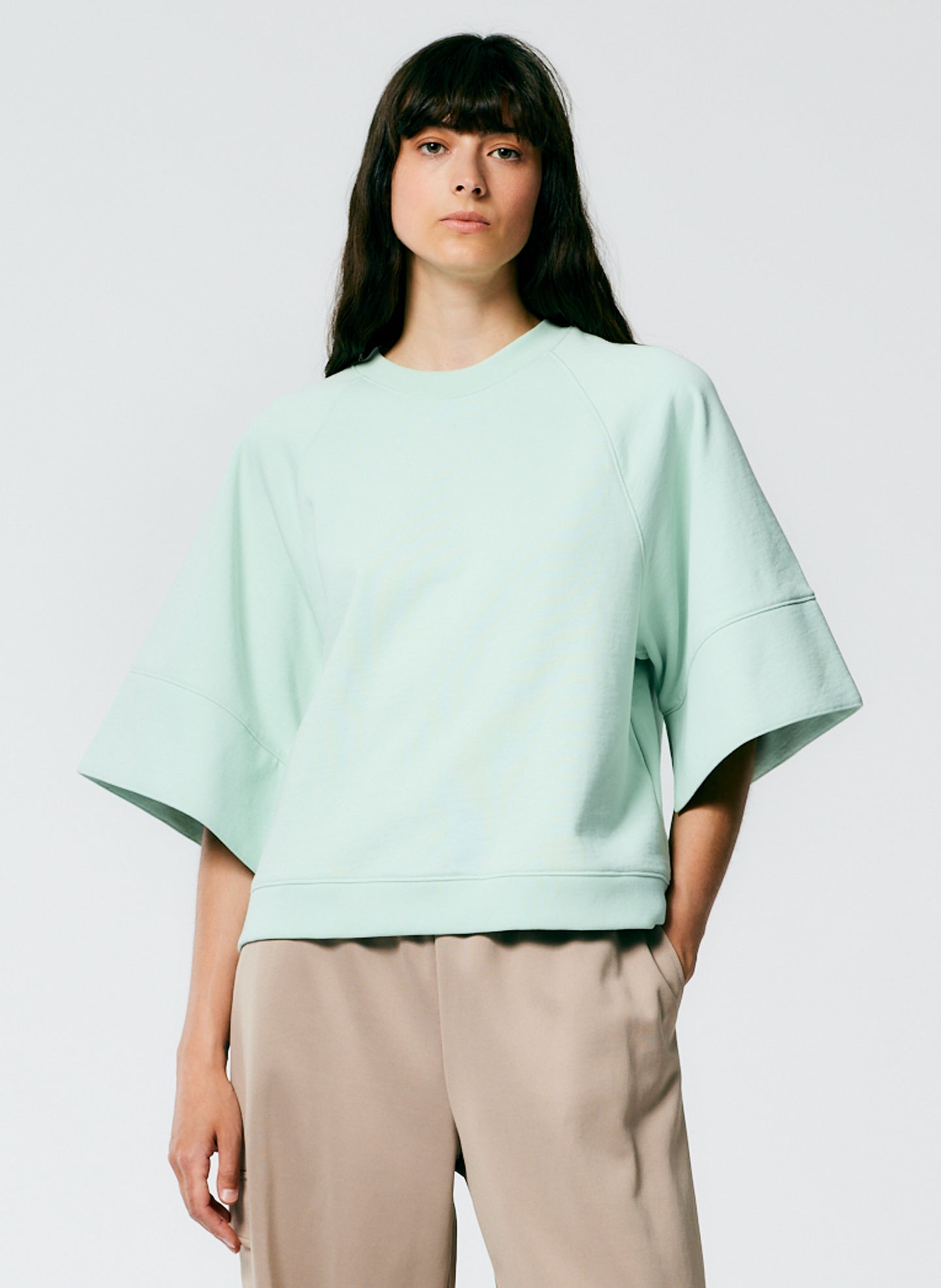 Crewneck Easy Sweatshirt - Mint-1