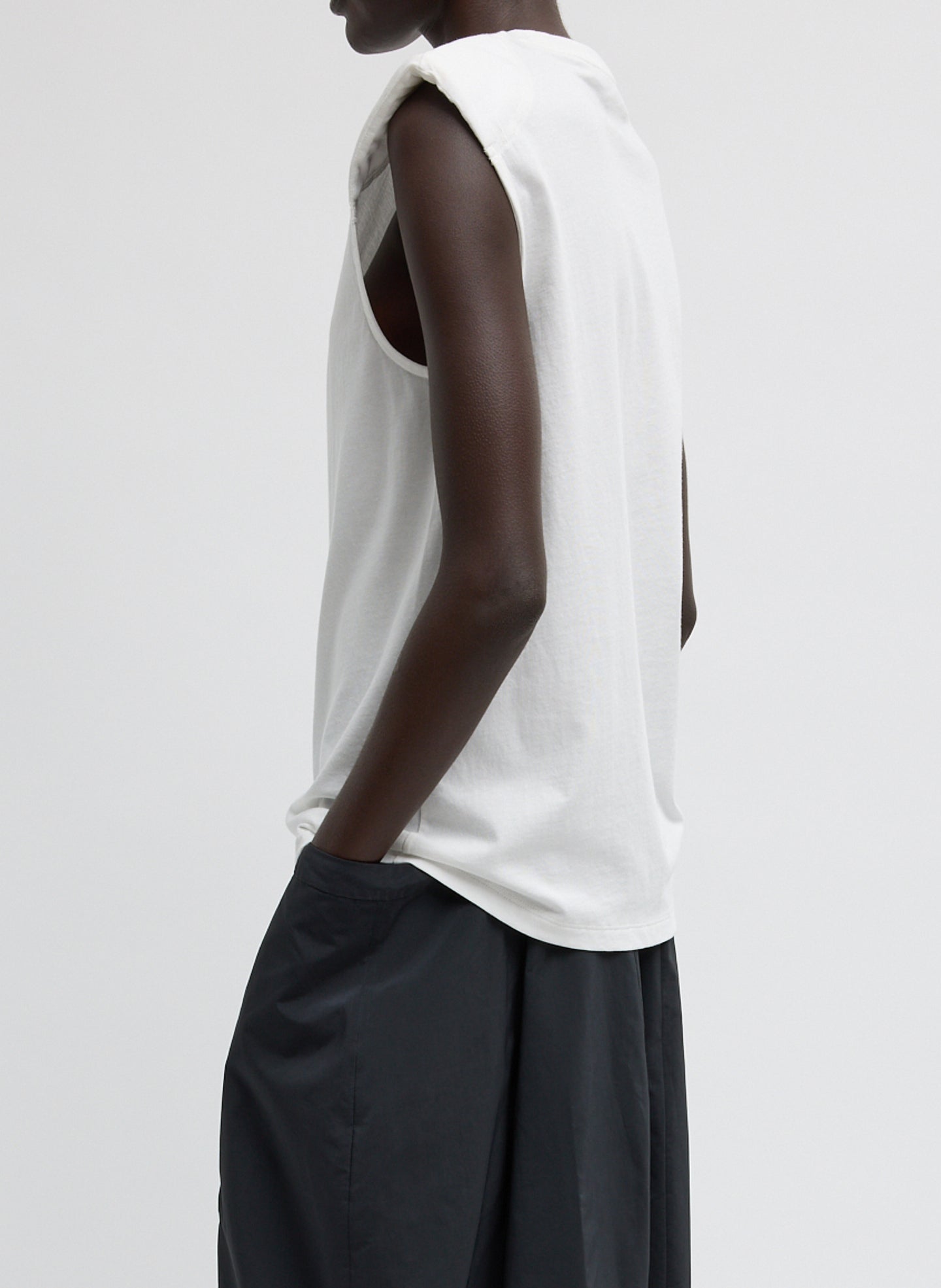 カットソー(半袖/袖なし) Juemi Mosque Sleeveless Top NAGINO FLEX HEATHER SLEEVELESS TOP | Women | Oatmeal | T-Shirts
