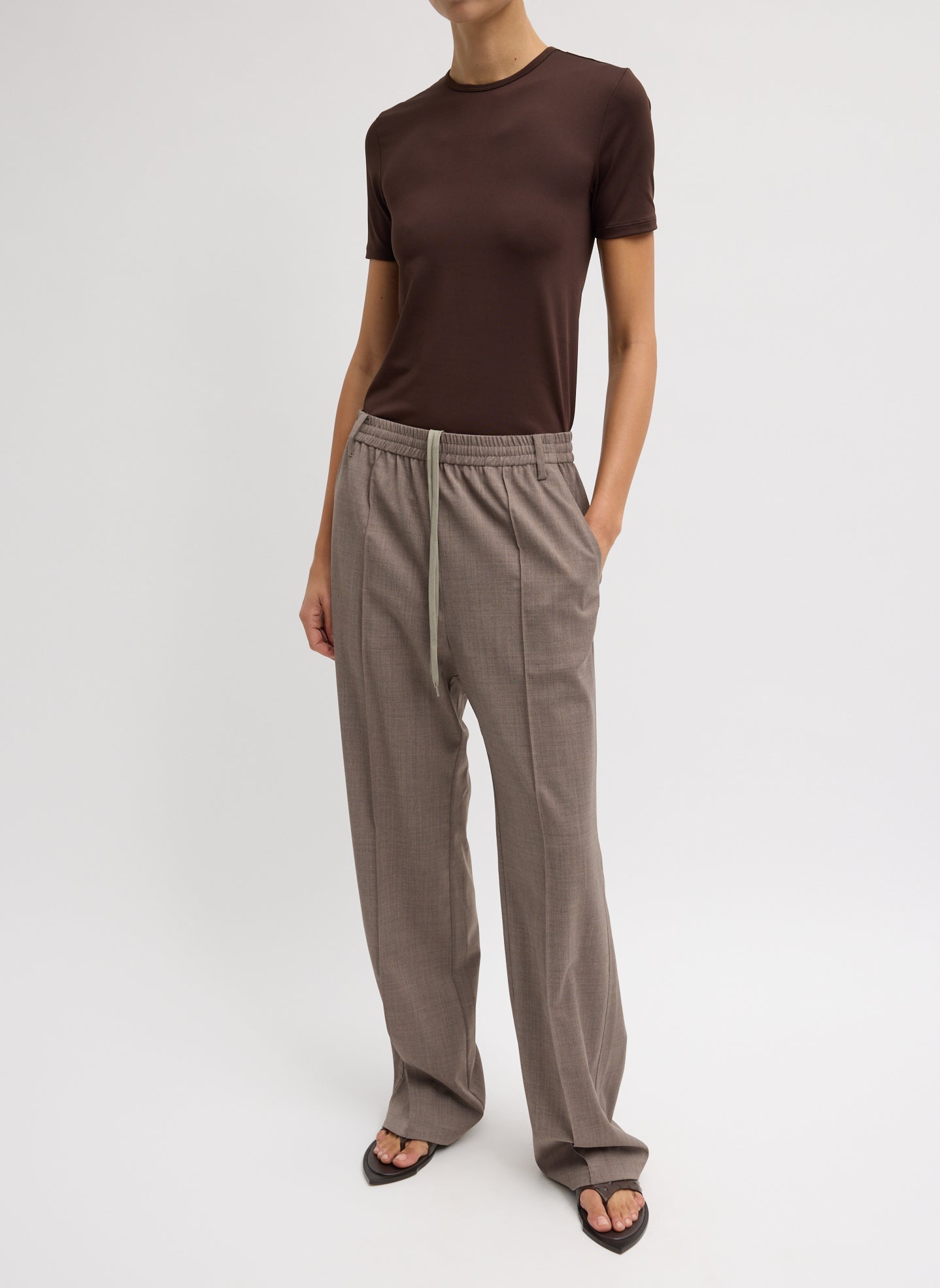 Tropical Wool Scottie Jogger