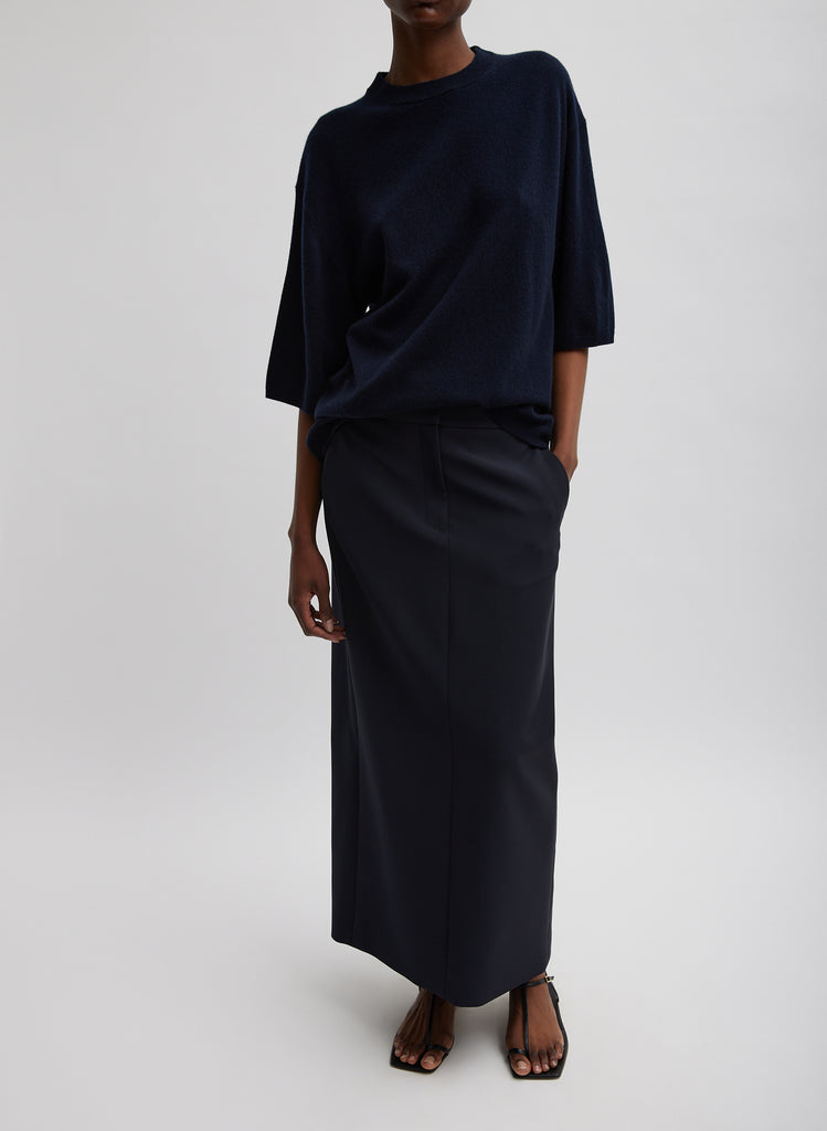 Tropical Wool Maxi Trouser Skirt – Tibi Official