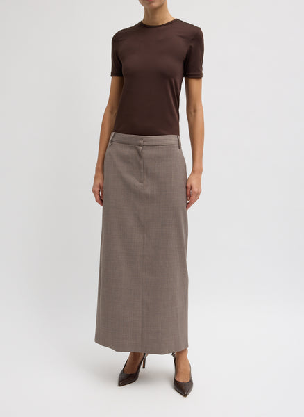 Tropical Wool Maxi Trouser Skirt – Tibi Official