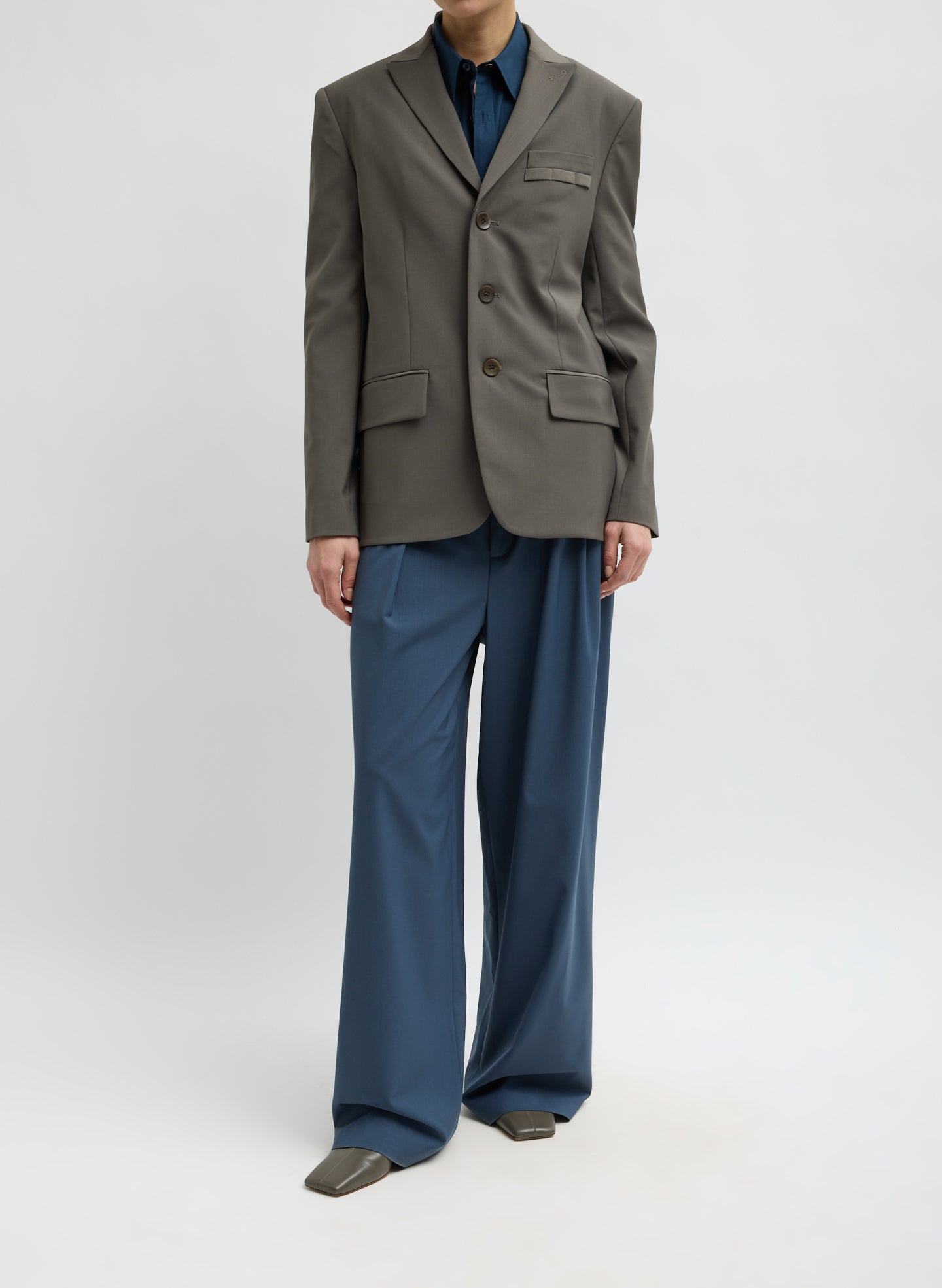 Tropical Wool Dennis Cutout Blazer – Tibi Official