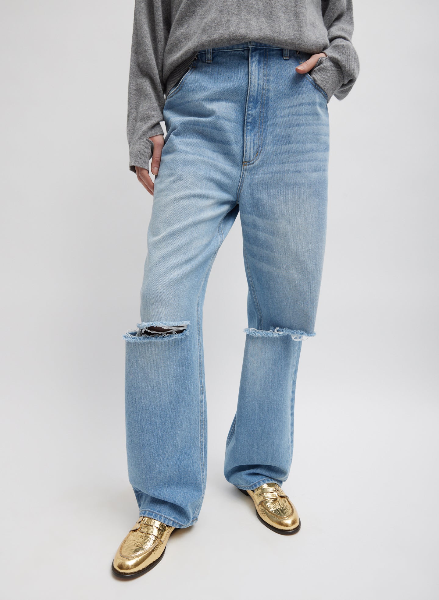 Vintage Wash Denim Ryder Jean - Vintage Blue-1