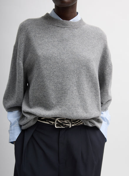 トップス OVY x GHbM REVERSIBLE CASHMERE Washable Cashmere Oversized Easy T-Shirt – Tibi Official