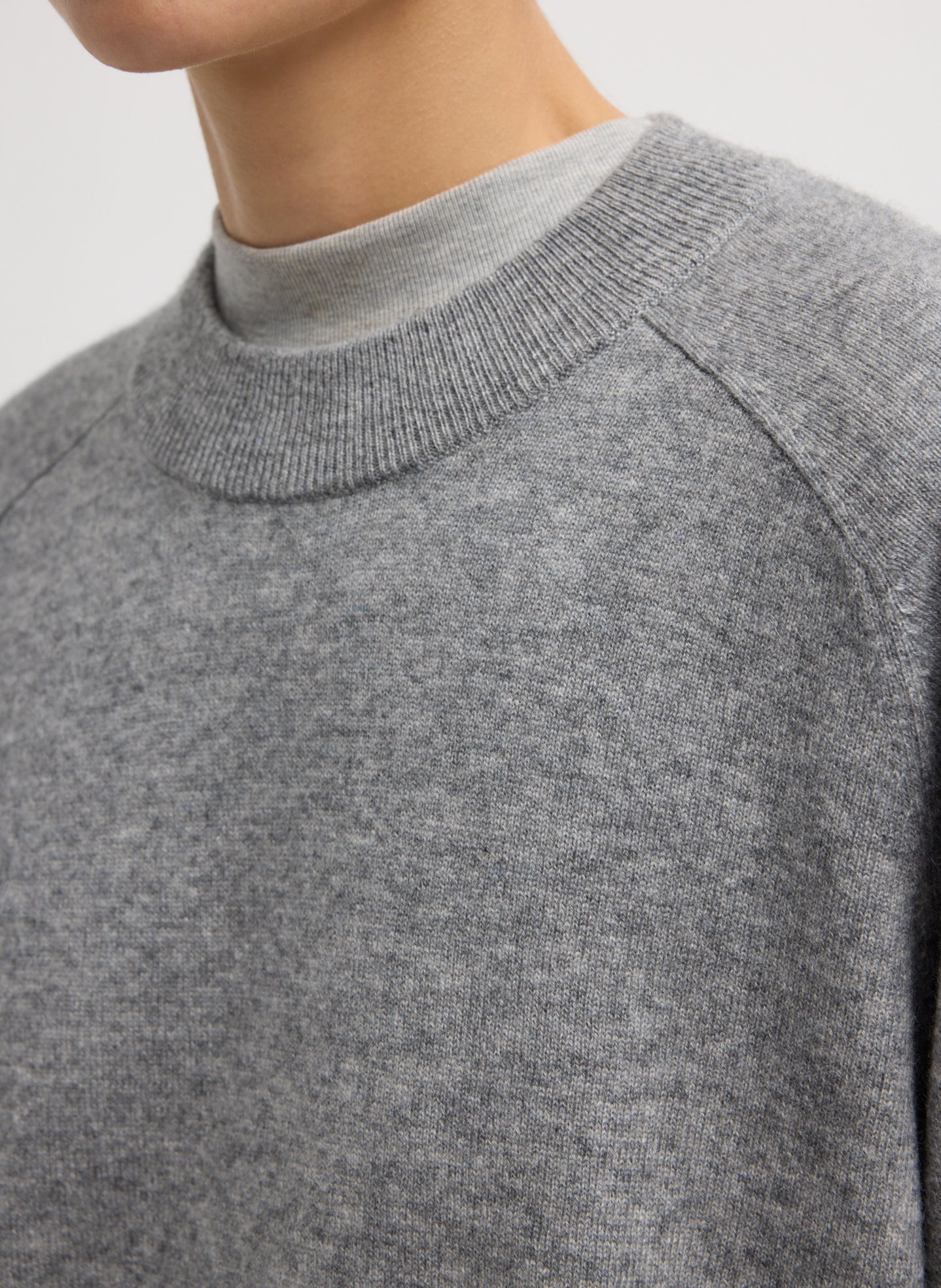 Washable Cashmere Crewneck Cut Out Sleeve Sweater – Tibi Official