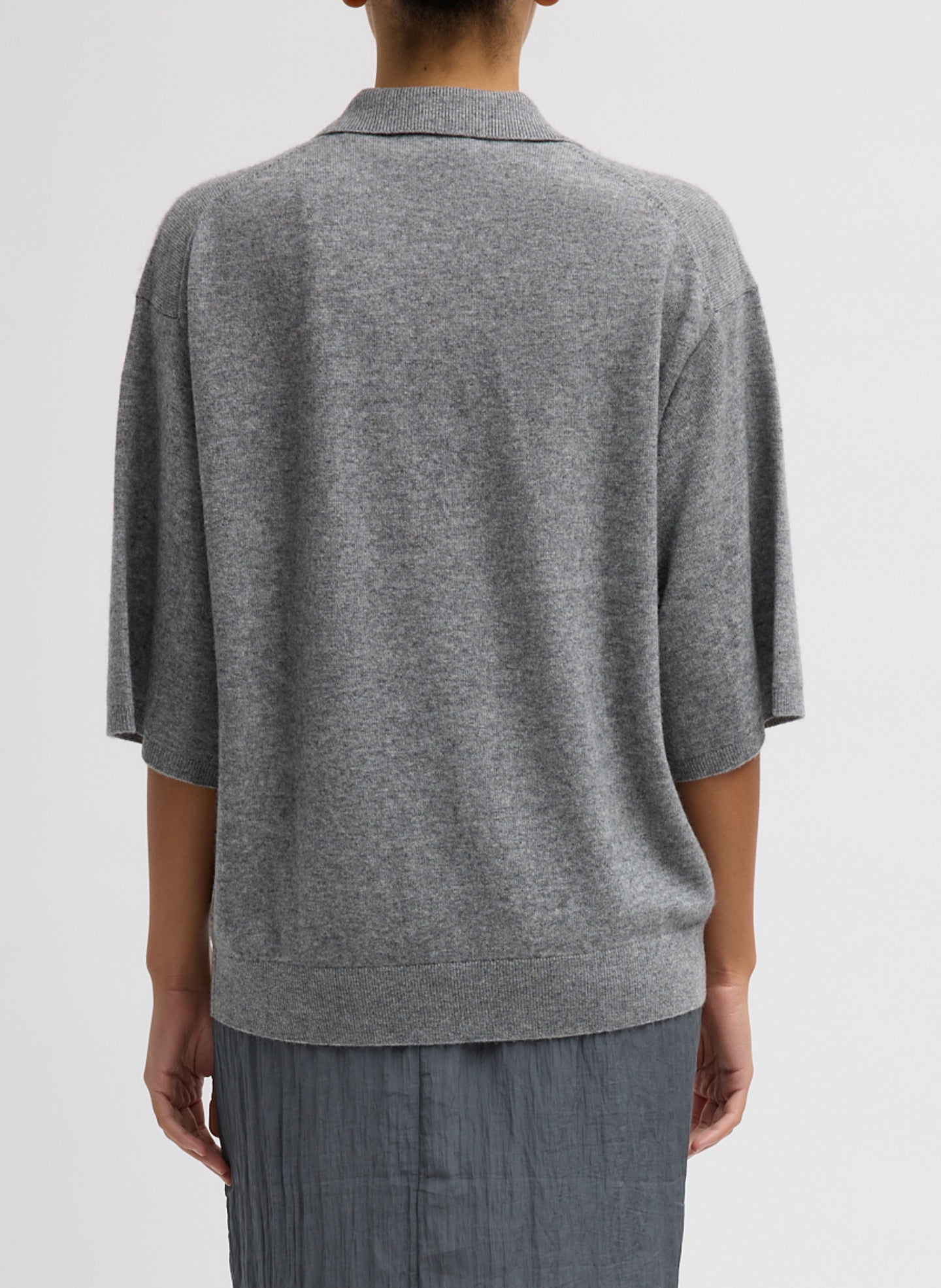 Washable Cashmere Oversized Easy Polo – Tibi Official