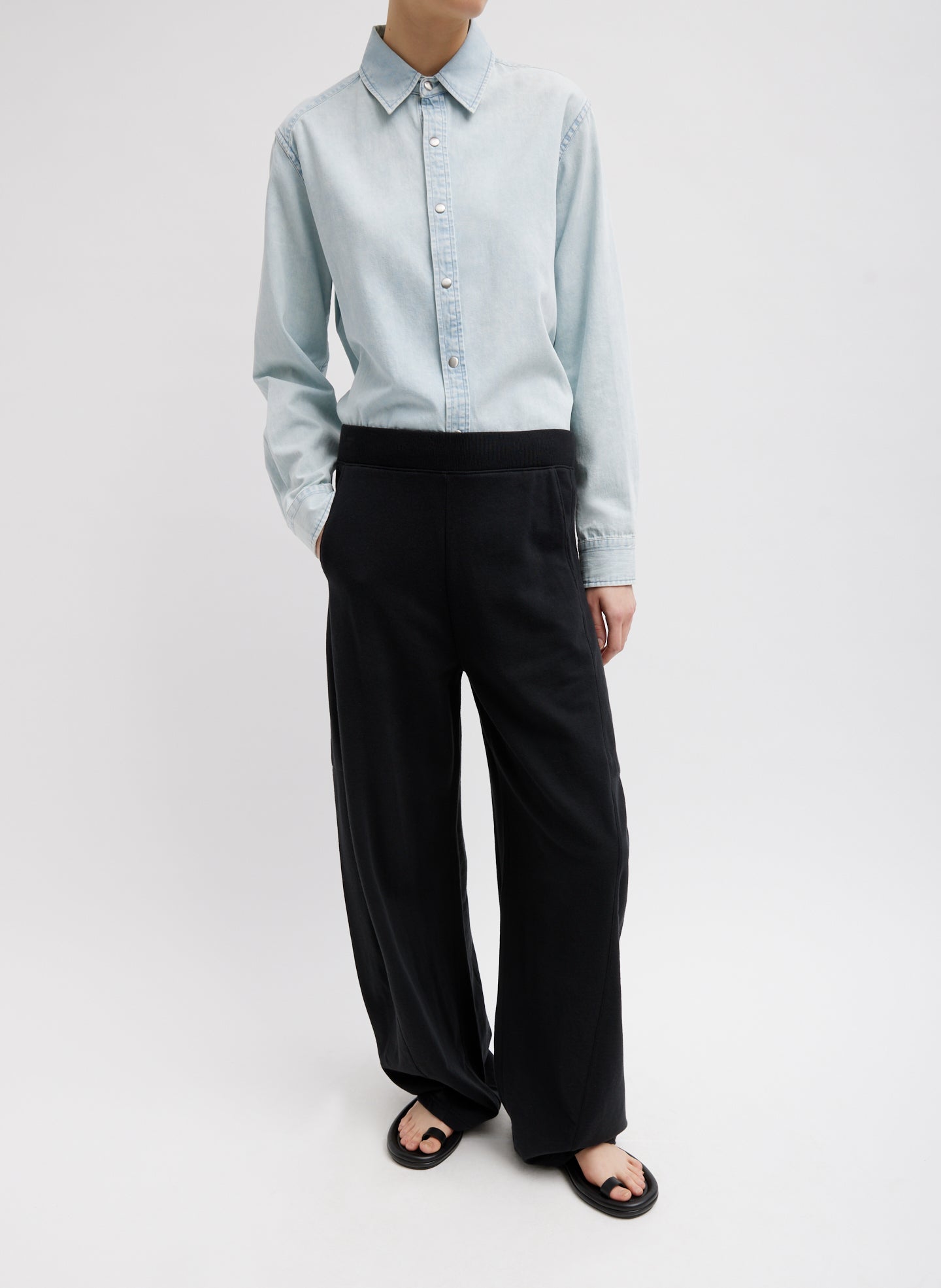 Summer Sweatshirting Winslow Pant - Black-3