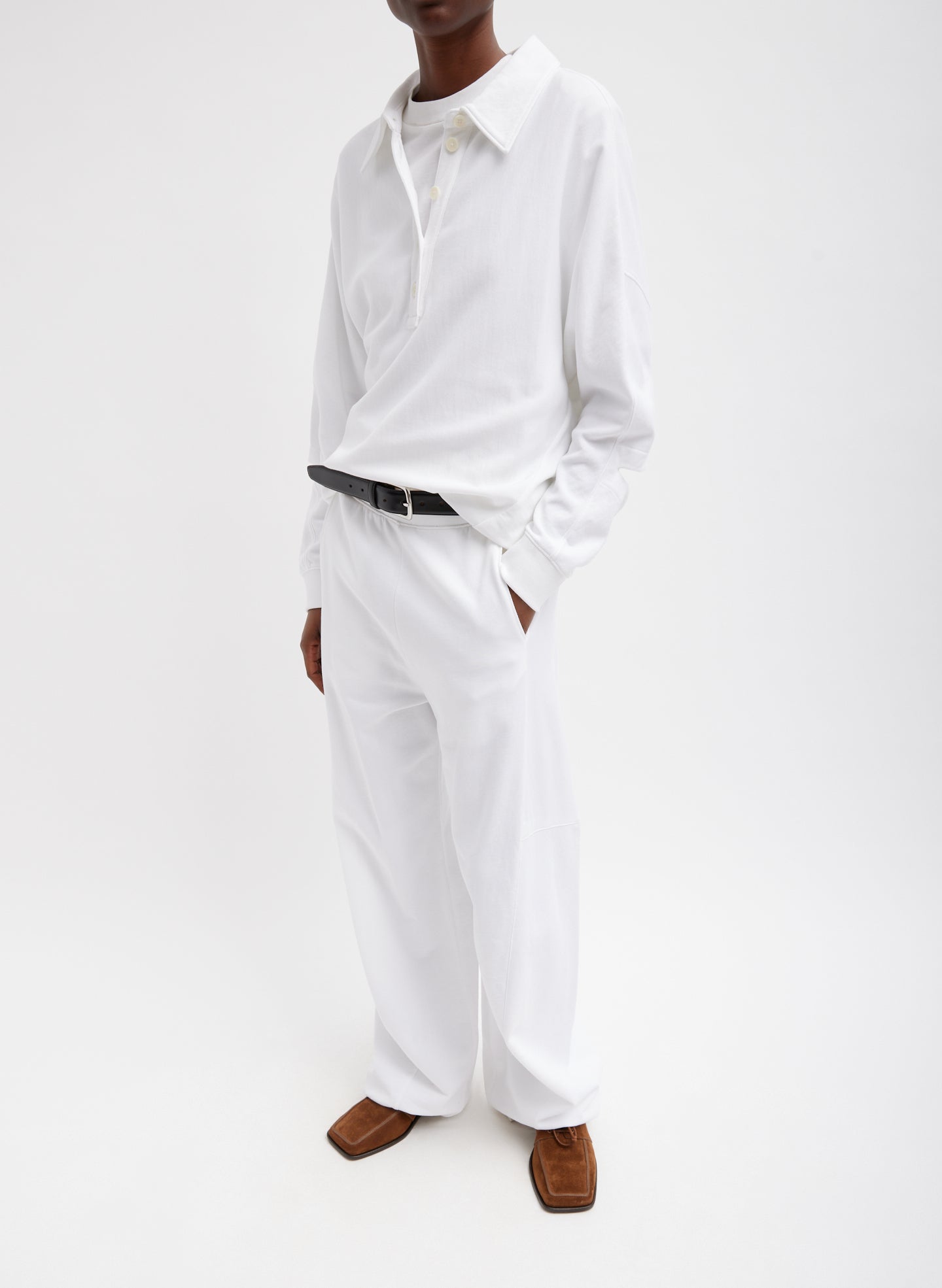 Summer Sweatshirting Winslow Pant - White-1