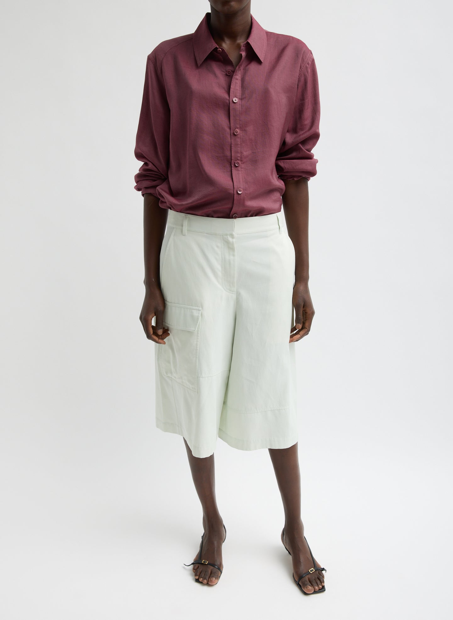 Drapey Suiting Cargo Short Drapey Suiting Cargo Short