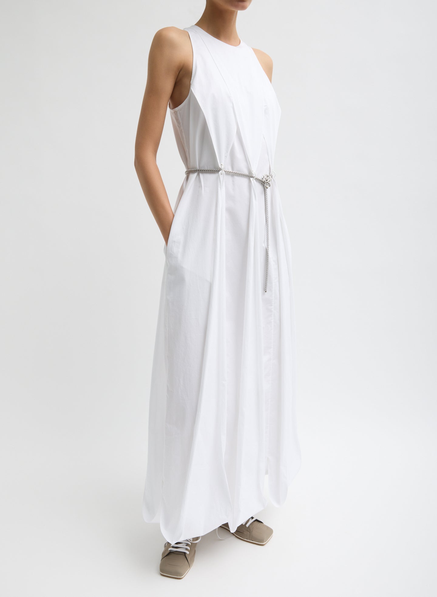 tibi silk halter dress Eco Silk Halter Dress