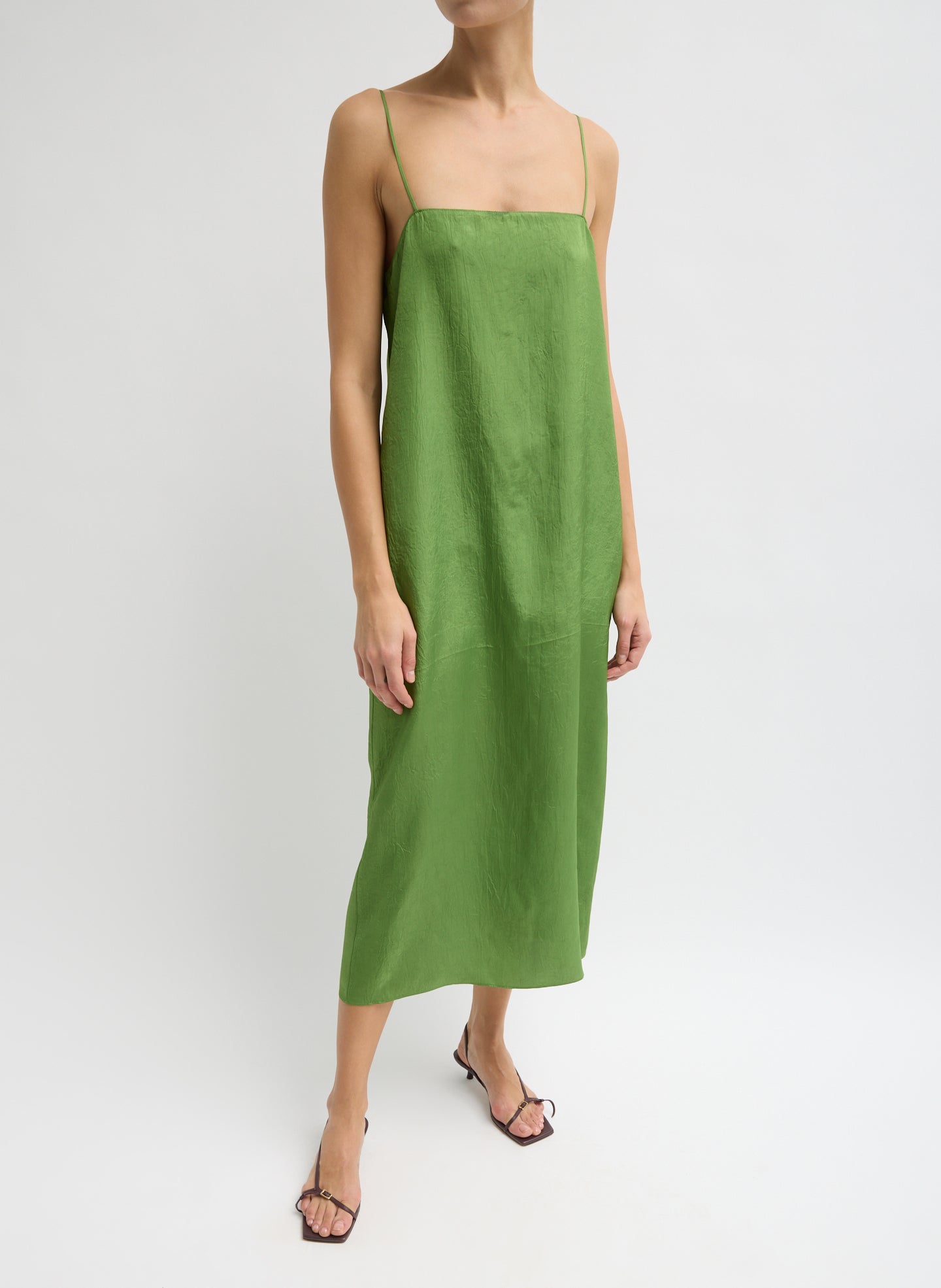 Summer Acetate Crinkle Slip Dress Tibi Official Summer Acetate Crinkle Slip Dress Tibi Official